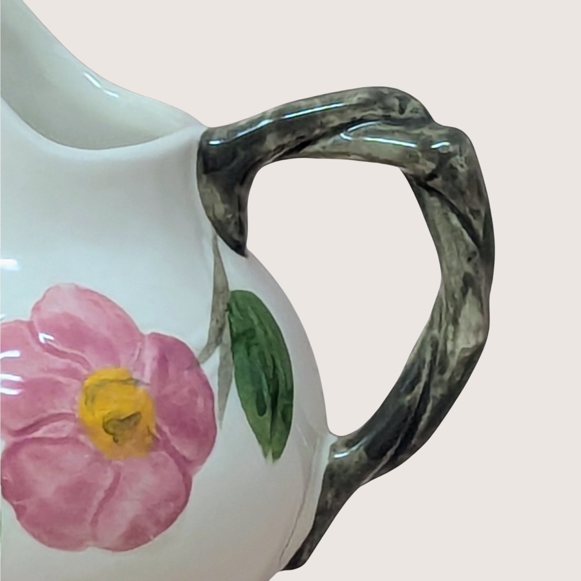1980s Franciscan Desert Rose Cream and Sugar Set
