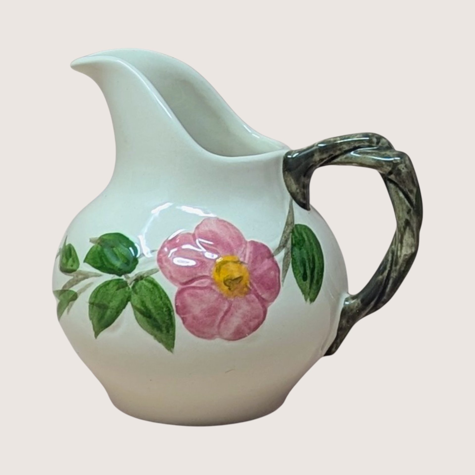 1980s Franciscan Desert Rose Cream and Sugar Set