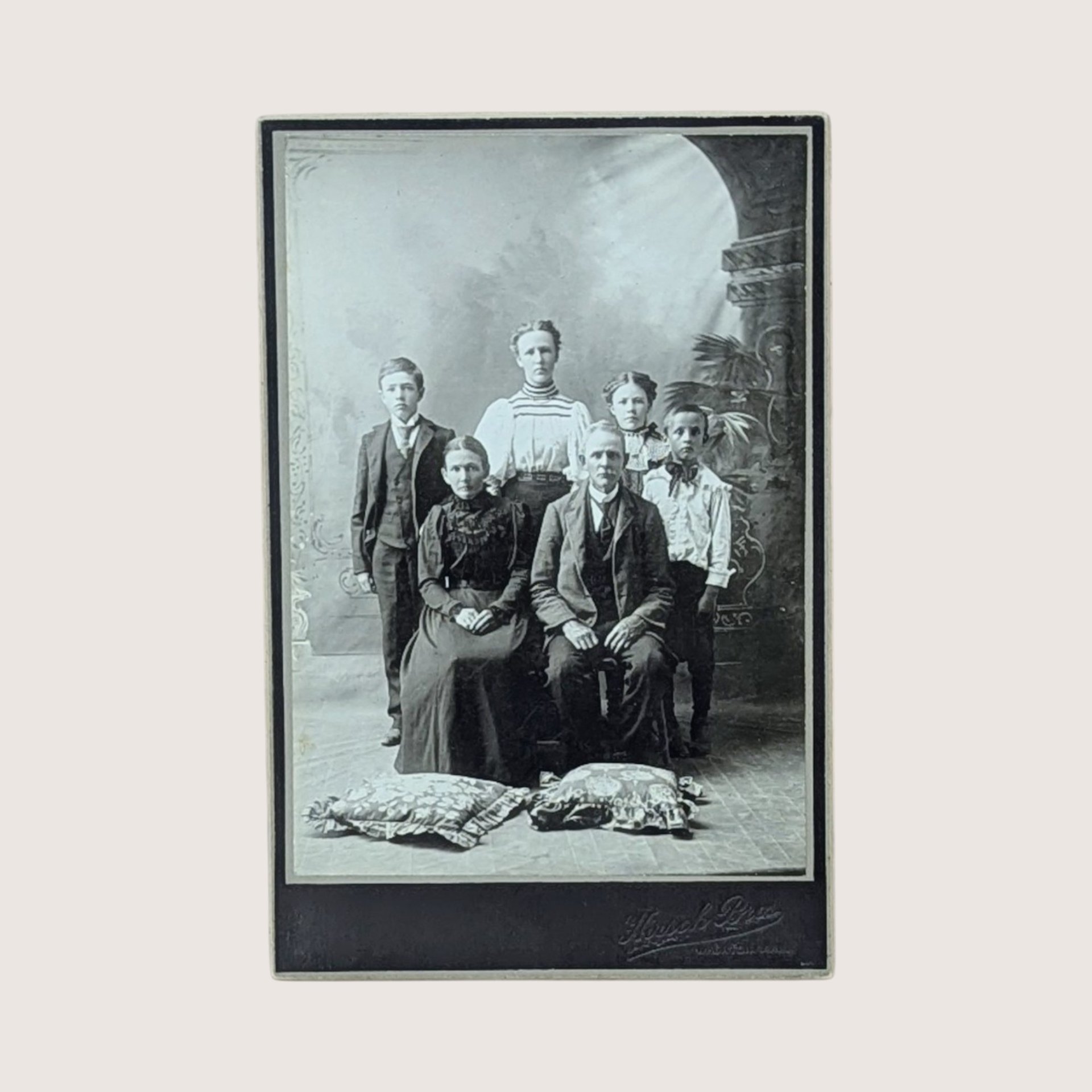 Antique A. Gozanski Cabinet Card Photo Set