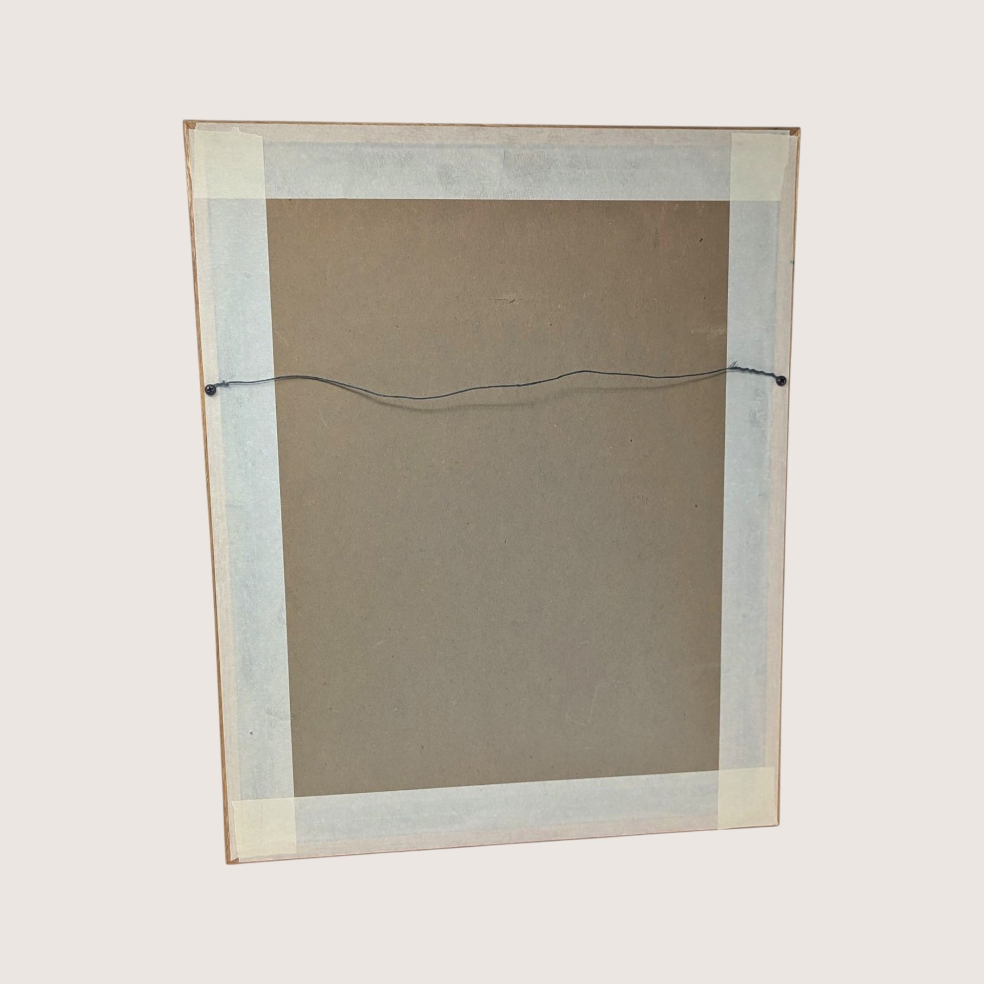 Vintage Framed Jesus The Good Shepherd Lithograph Print