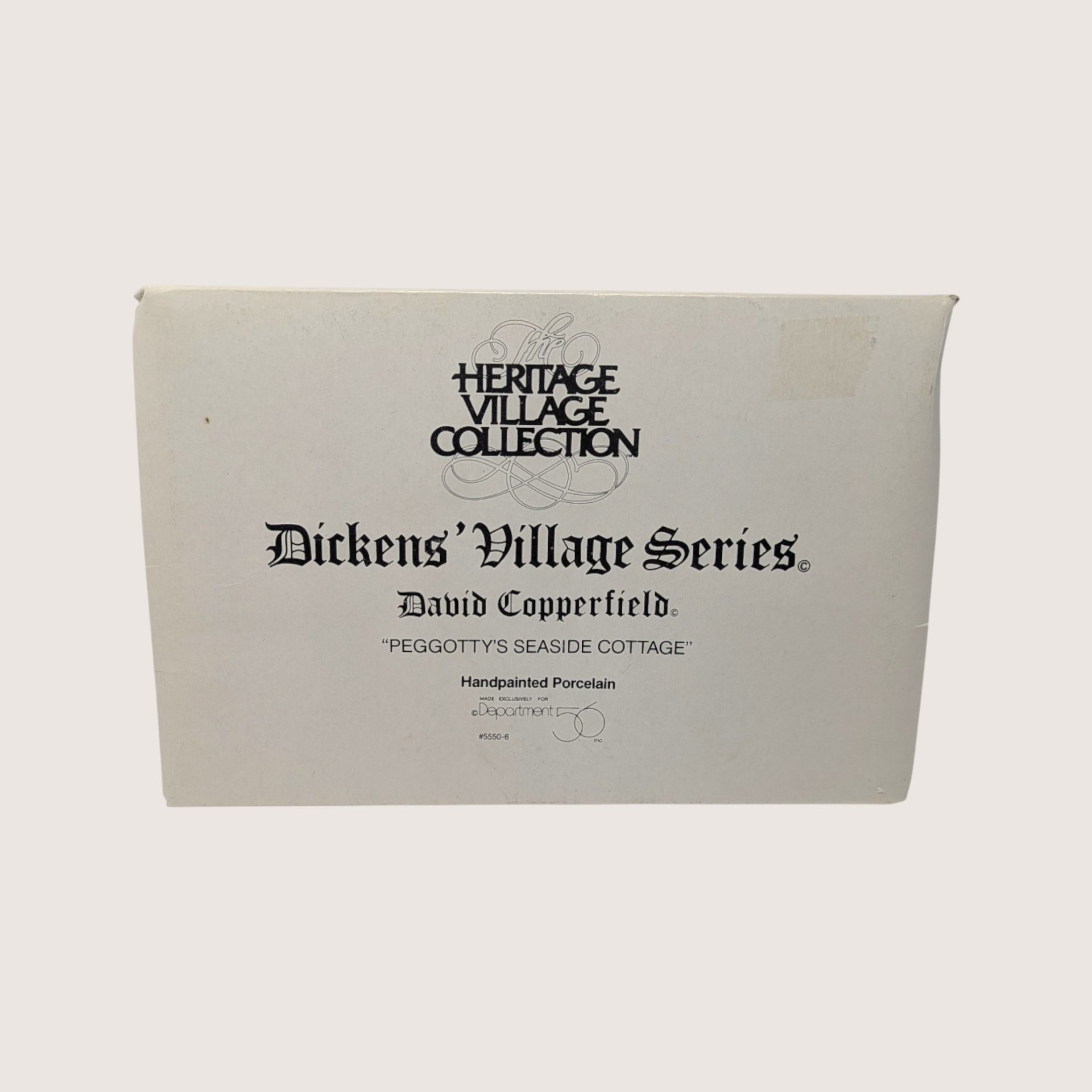 1989 Dept 56 Peggotty's Seaside Cottage Dickens Village