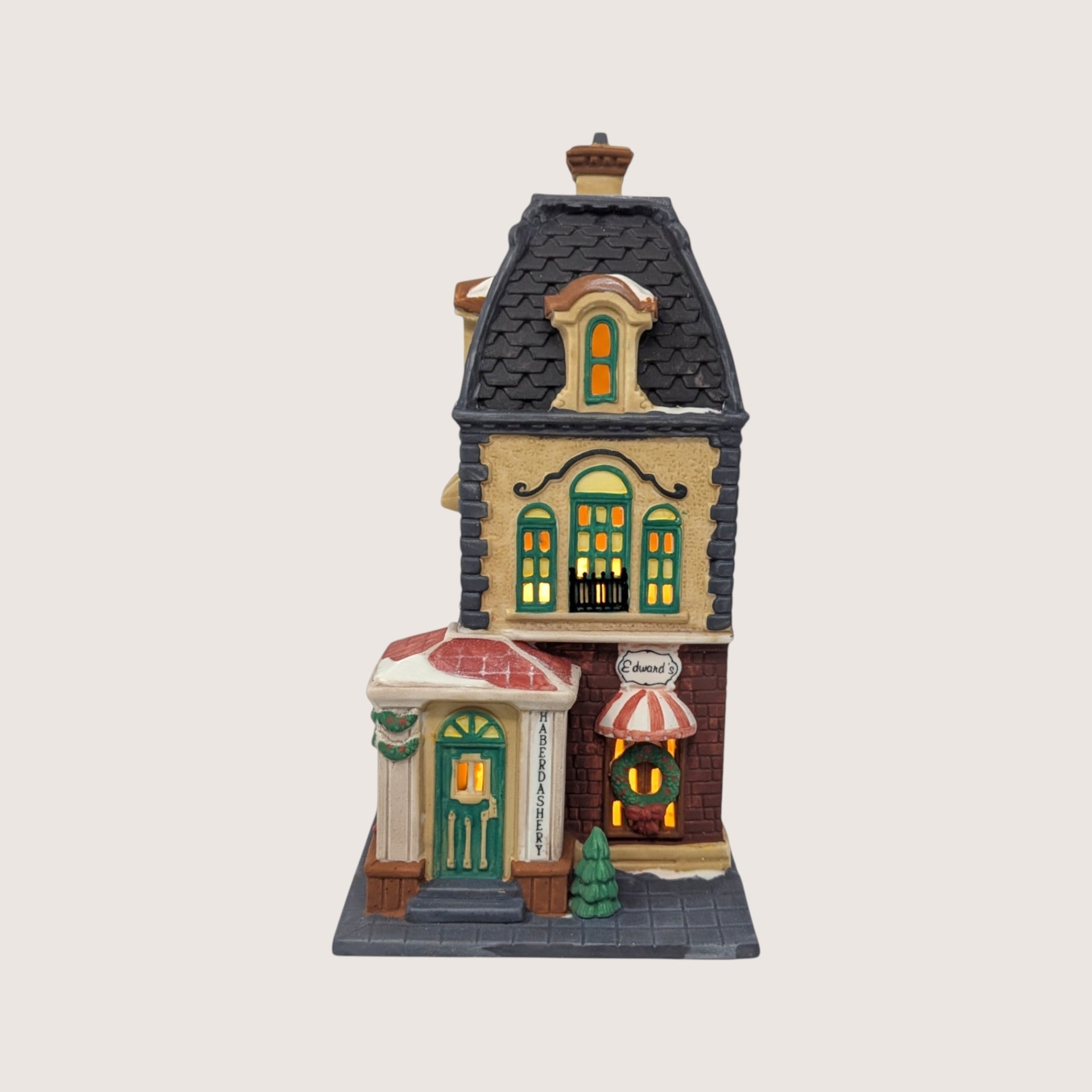 1992 Dept 56 Haberdashery Christmas in the City Series