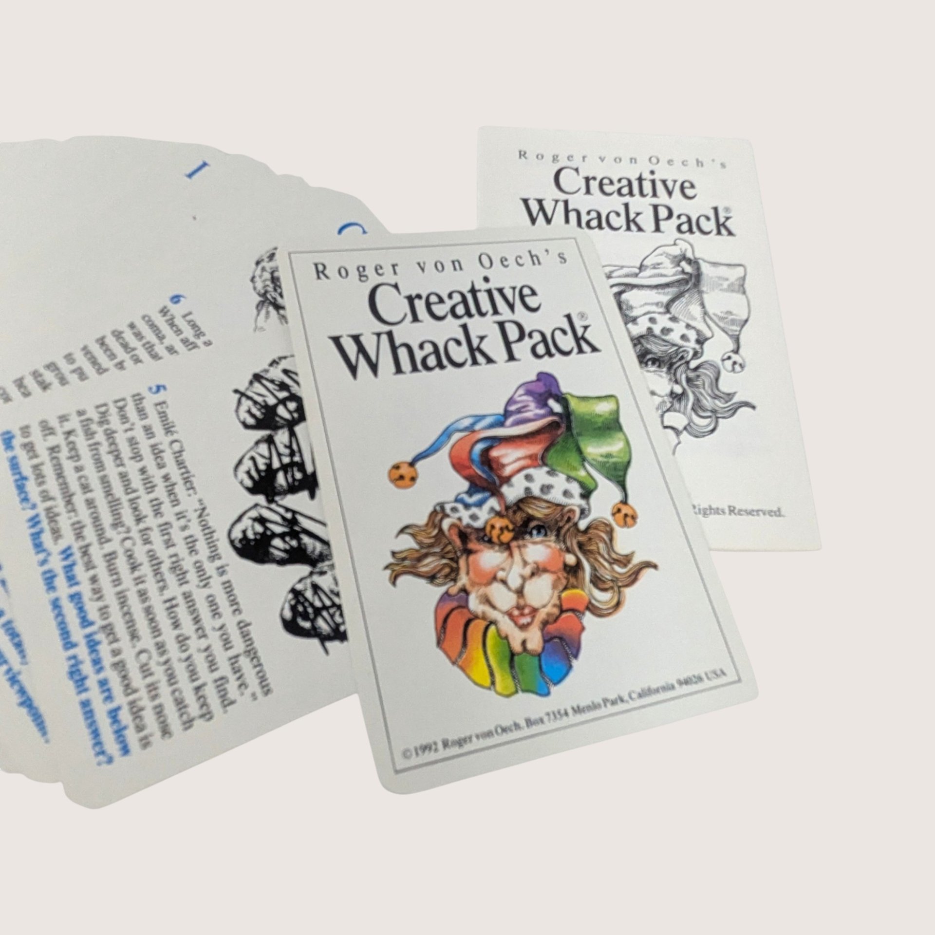1992 Creative Whack Pack Card Deck Roger Von Oech 