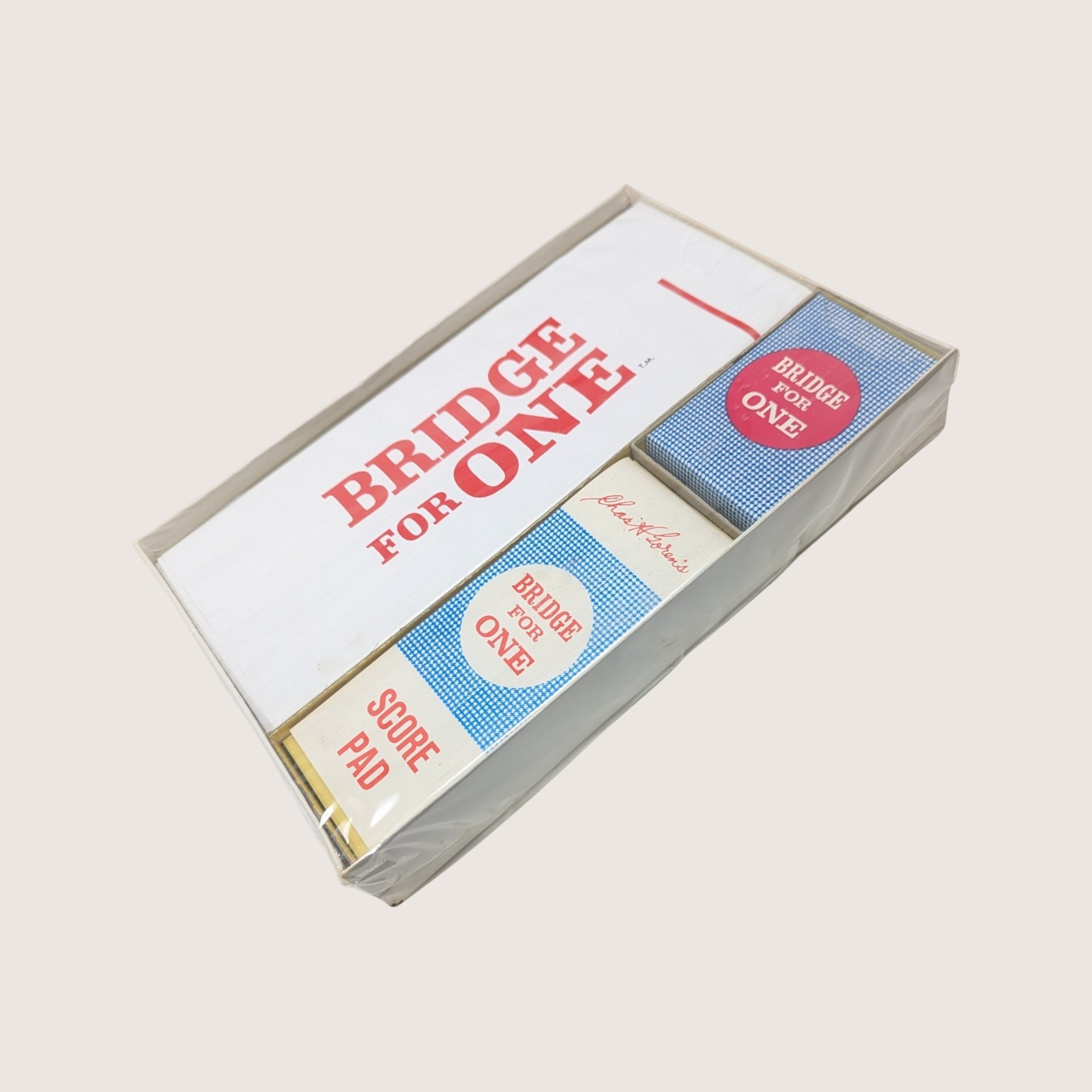 1960s Milton Bradley Chas Goren Bridge for One Vintage Solitaire Card Game