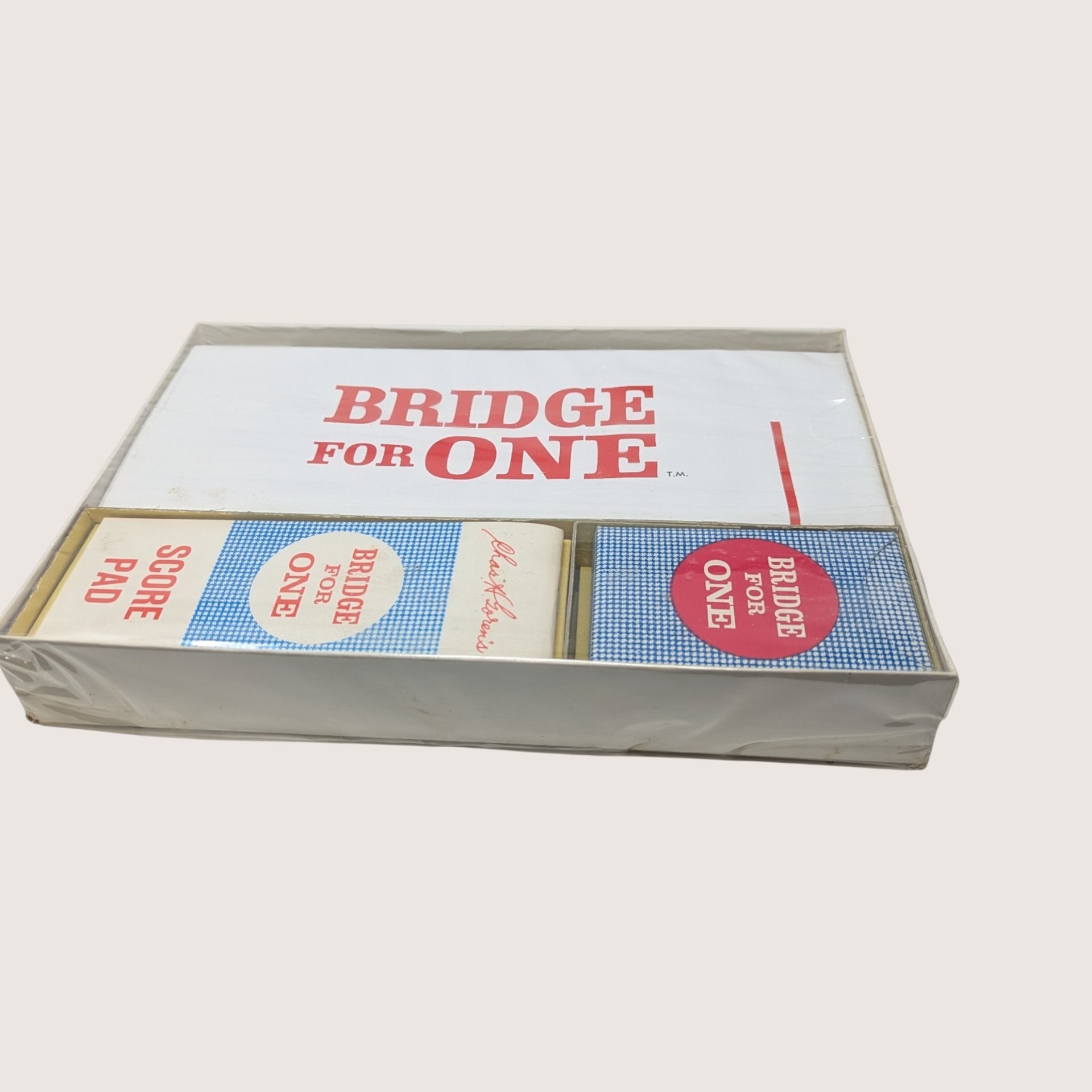 1960s Milton Bradley Chas Goren Bridge for One Vintage Solitaire Card Game