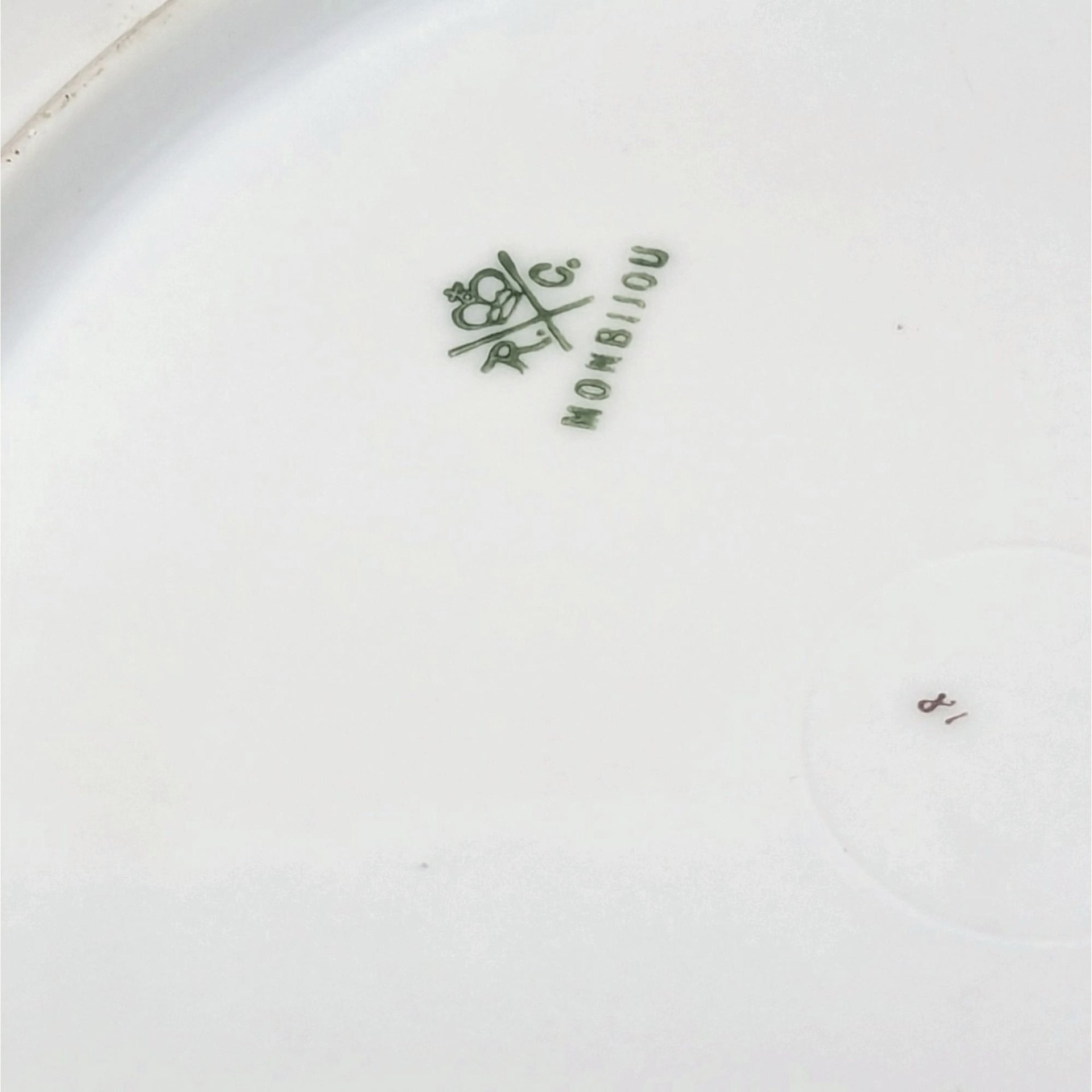 1890s RC Rosenthal German Porcelain Handled Plate
