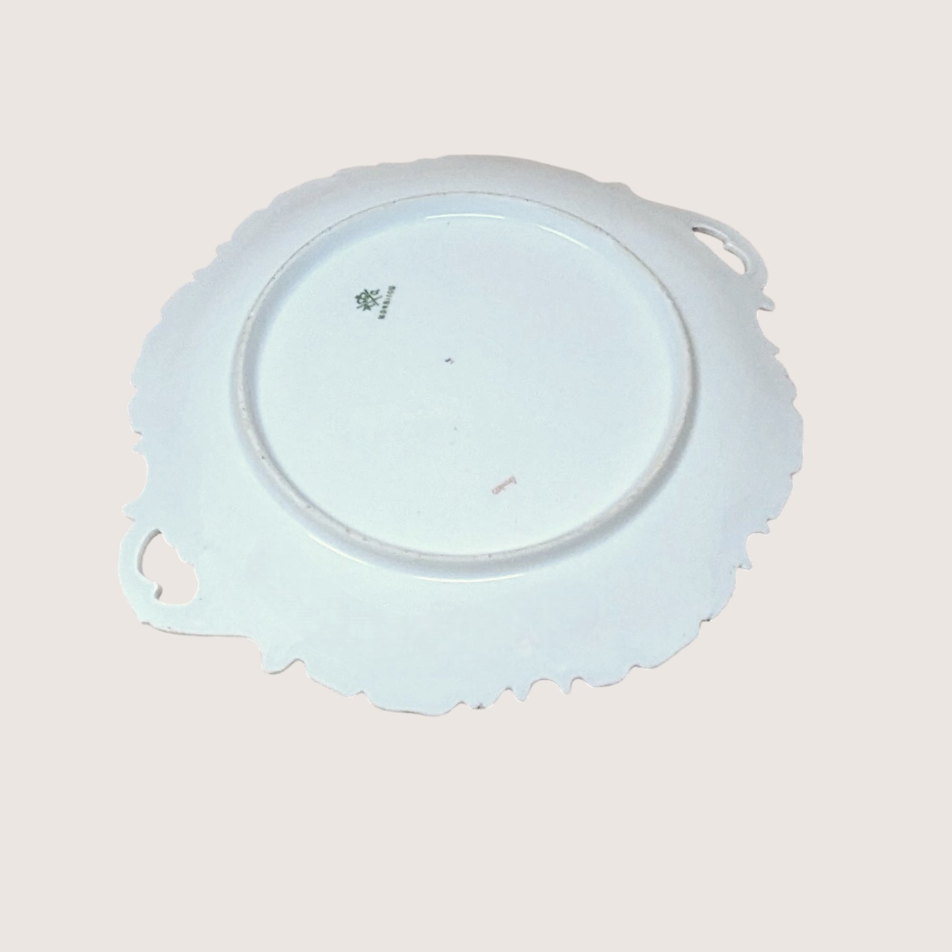 1890s RC Rosenthal German Porcelain Handled Plate