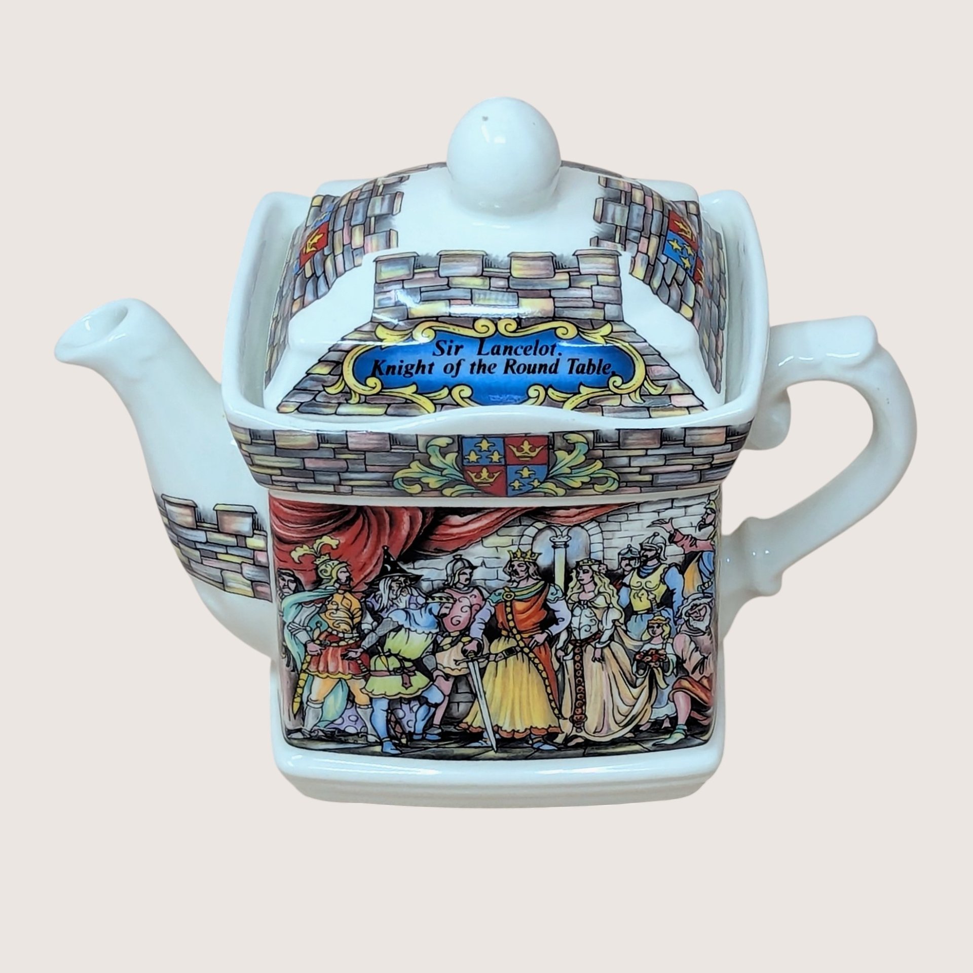 1980s Sadler Camelot Sir Lancelot Porcelain Teapot