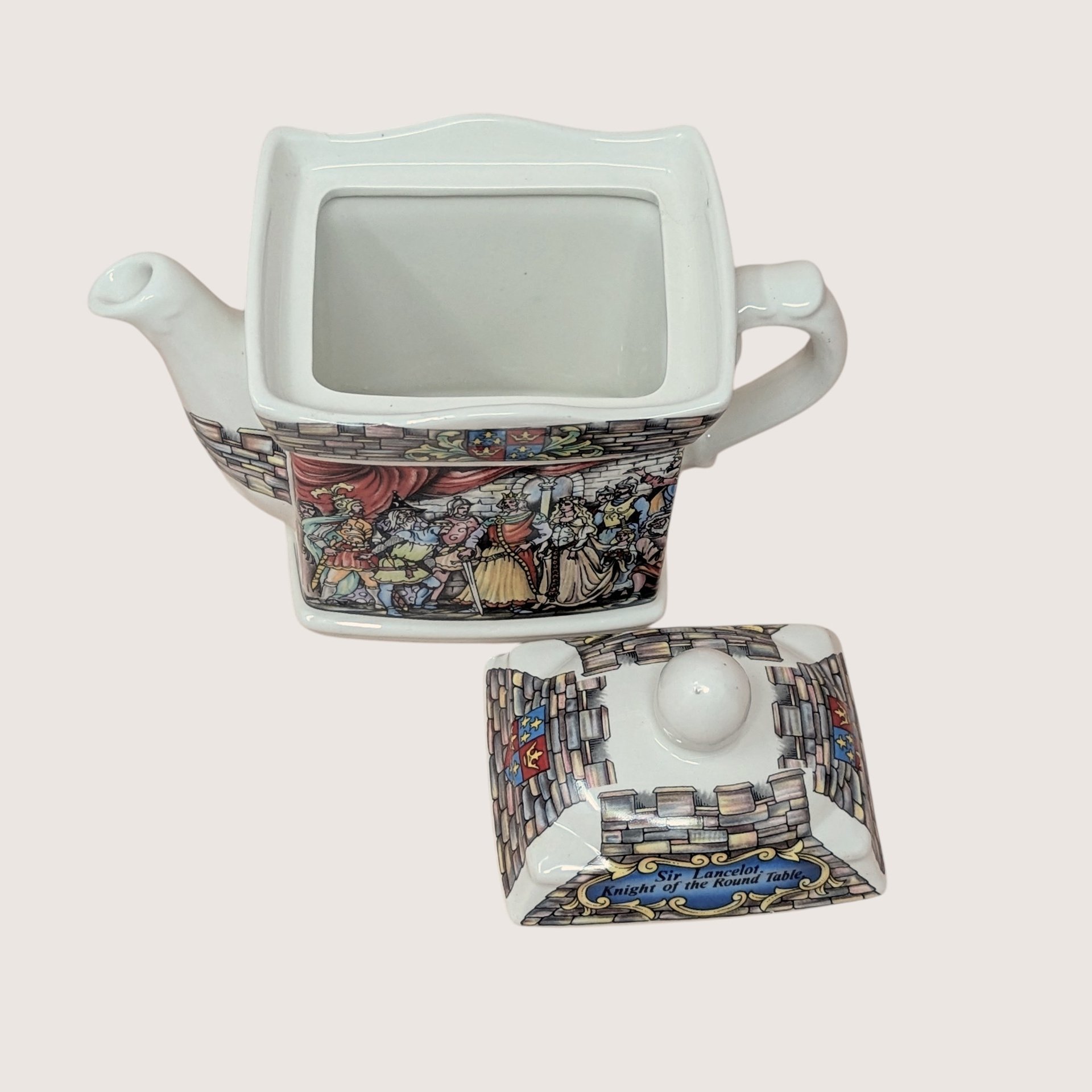1980s Sadler Camelot Sir Lancelot Porcelain Teapot