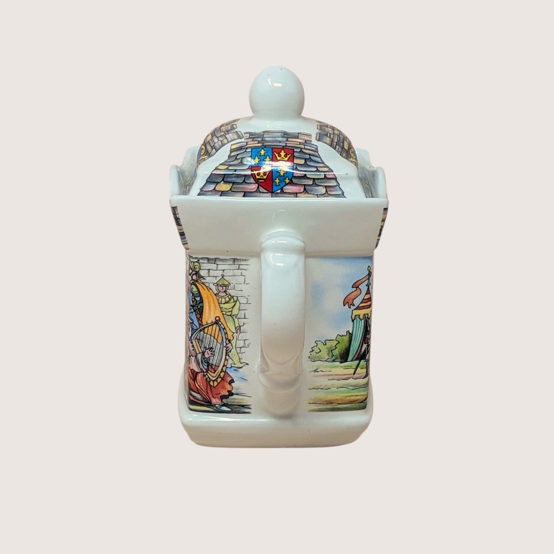 1980s Sadler Camelot Sir Lancelot Porcelain Teapot