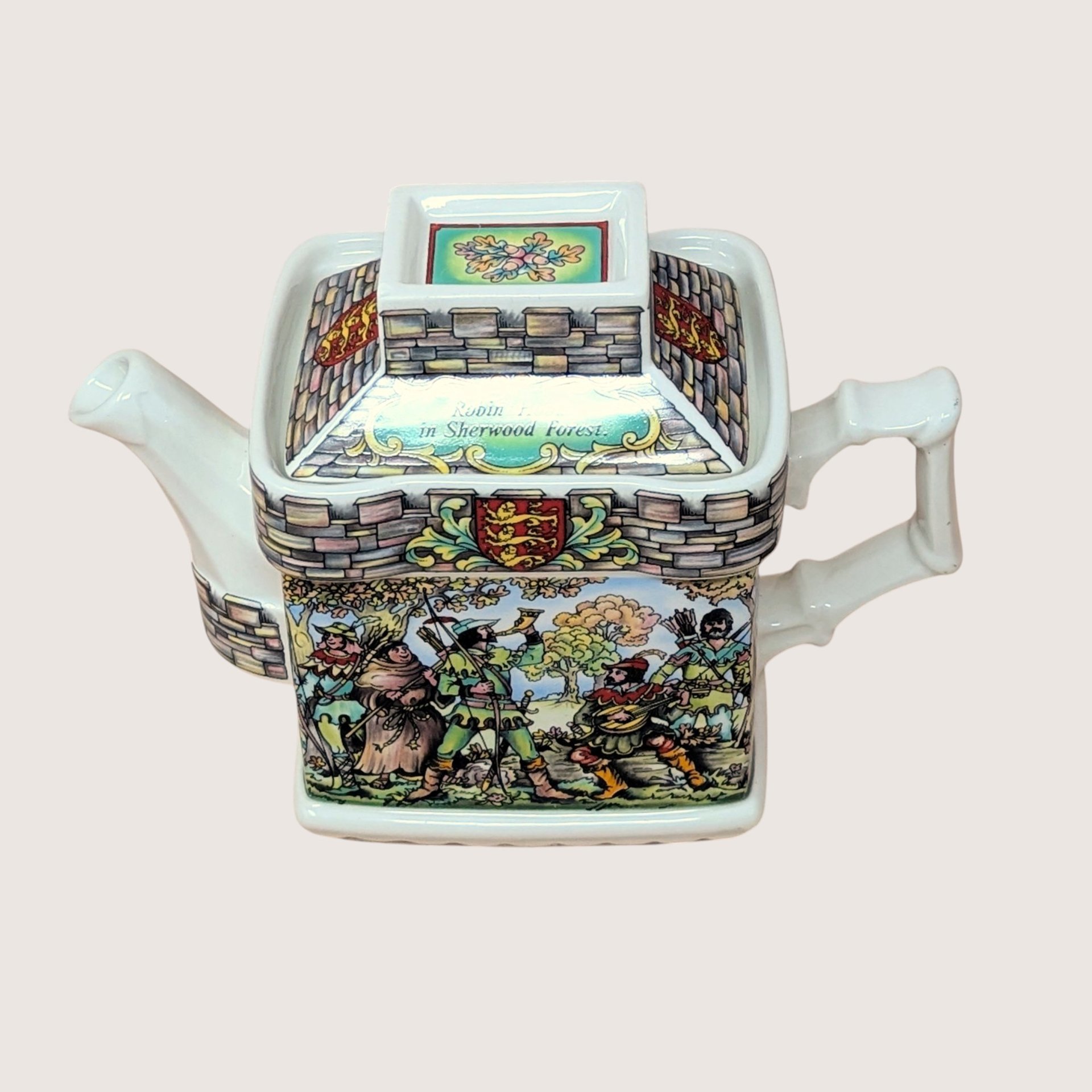1980s Sadler Robin Hood Sherwood Forest Porcelain Teapot