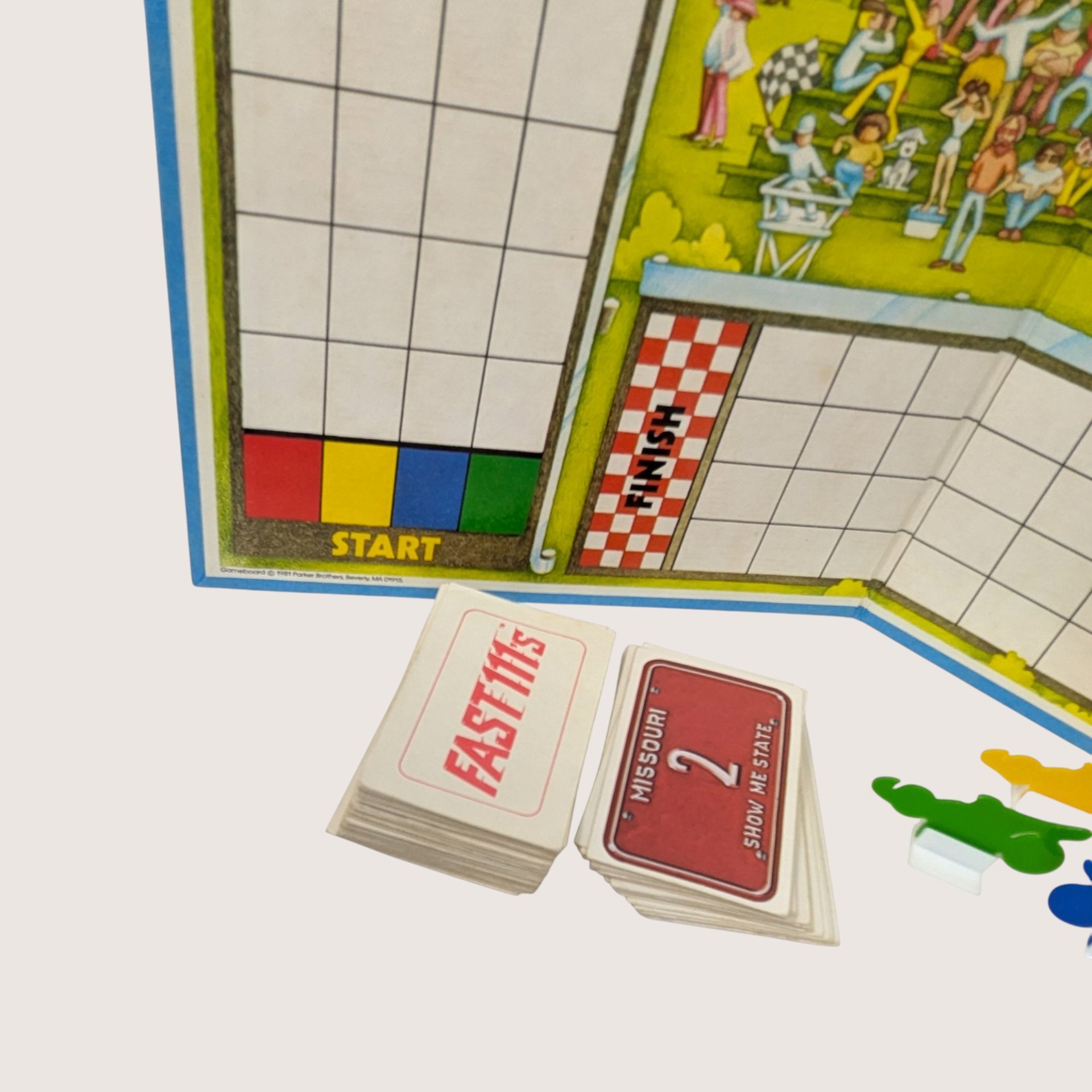 1981 Parker Brothers Fast 111s Board Game