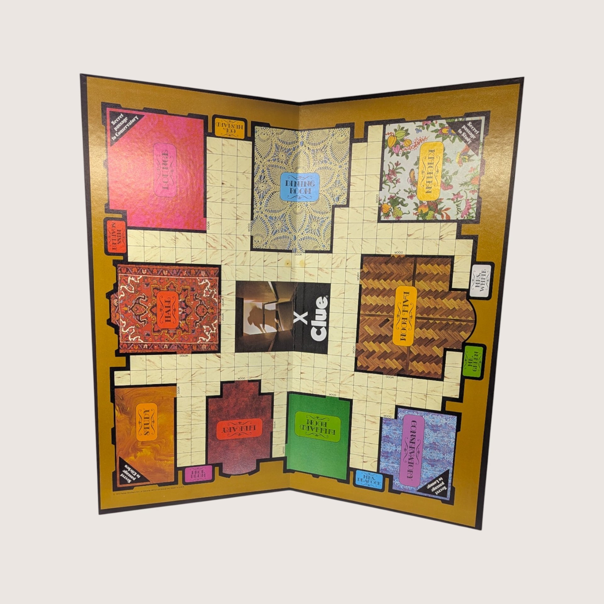 1970s Parker Brothers Clue Detective Board Game Classic Edition