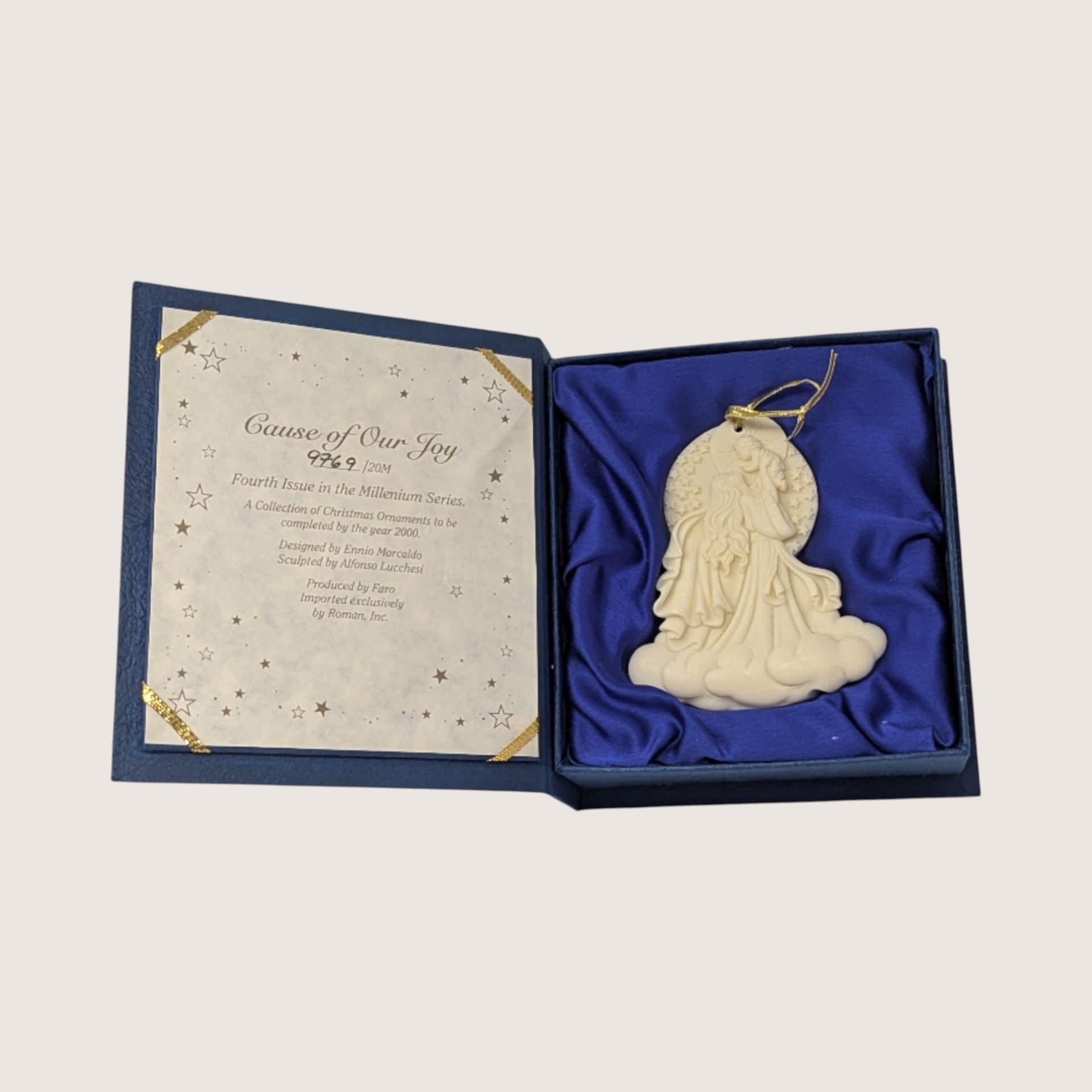 2000 Roman Inc Cause of Our Joy Millennium Series Ornament