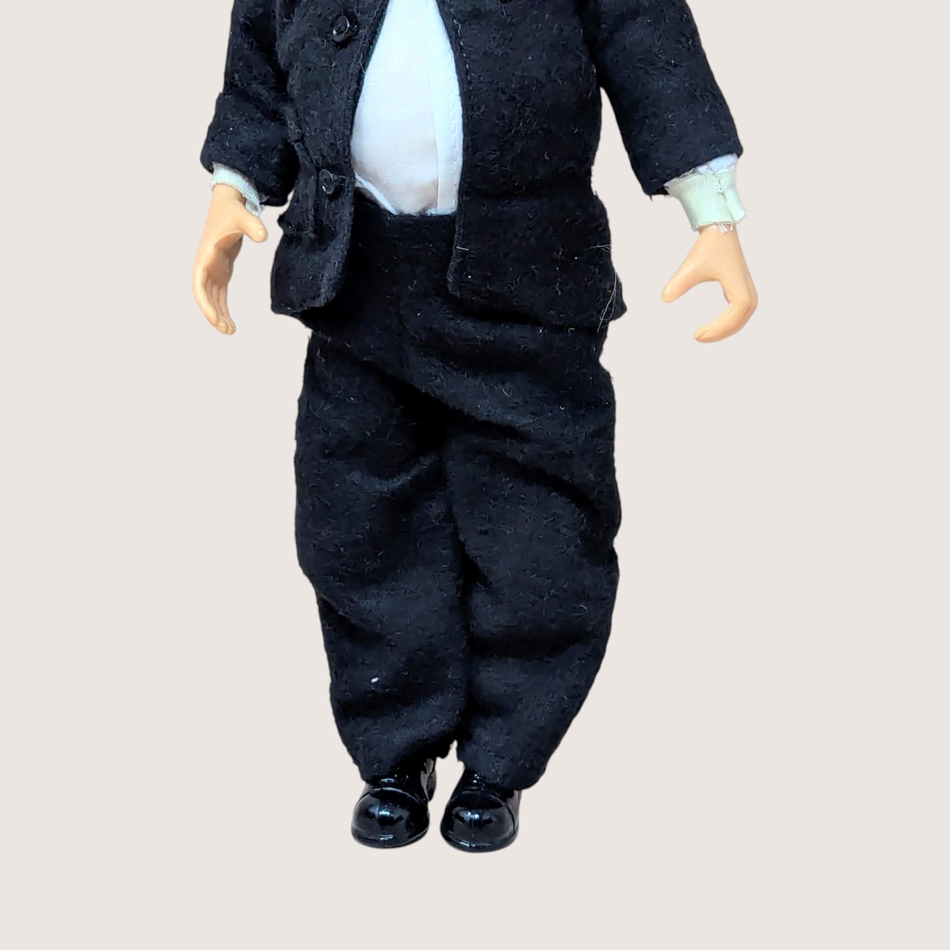 1970s Larry Harmon Oliver Hardy Jointed Action Figure