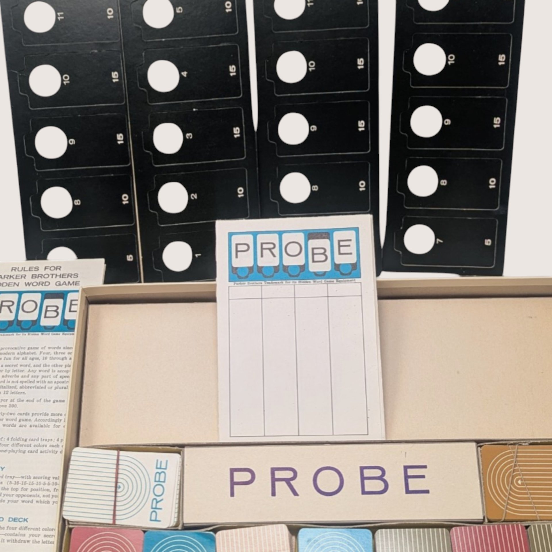 1964 Parker Brothers Probe Word Game