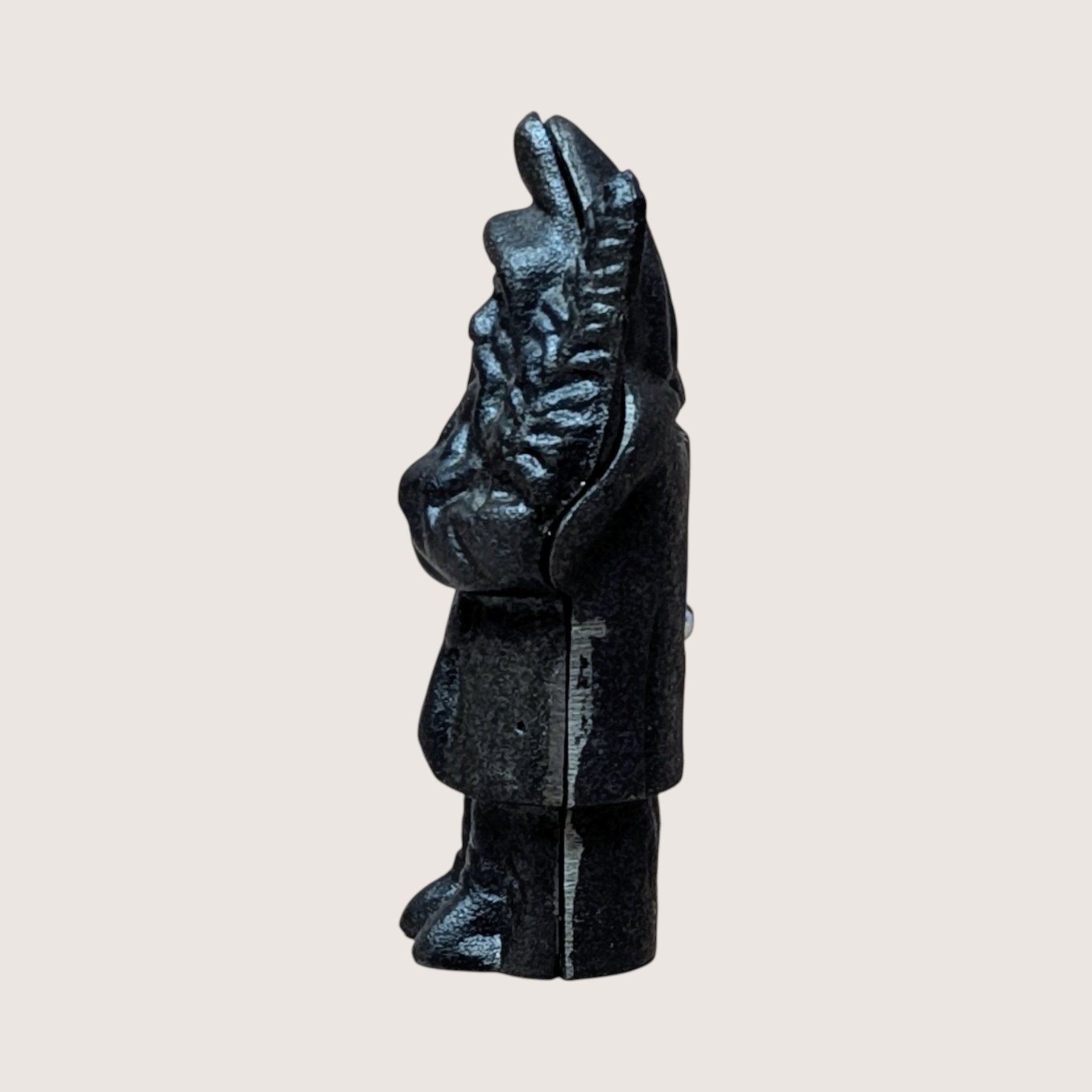Vintage Cast Iron Gnome Coin Bank