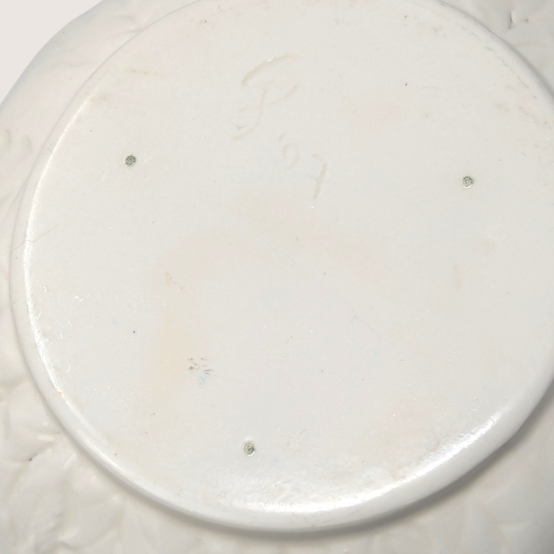 1990s Studio Pottery Ceramic Floral Planter Bowl