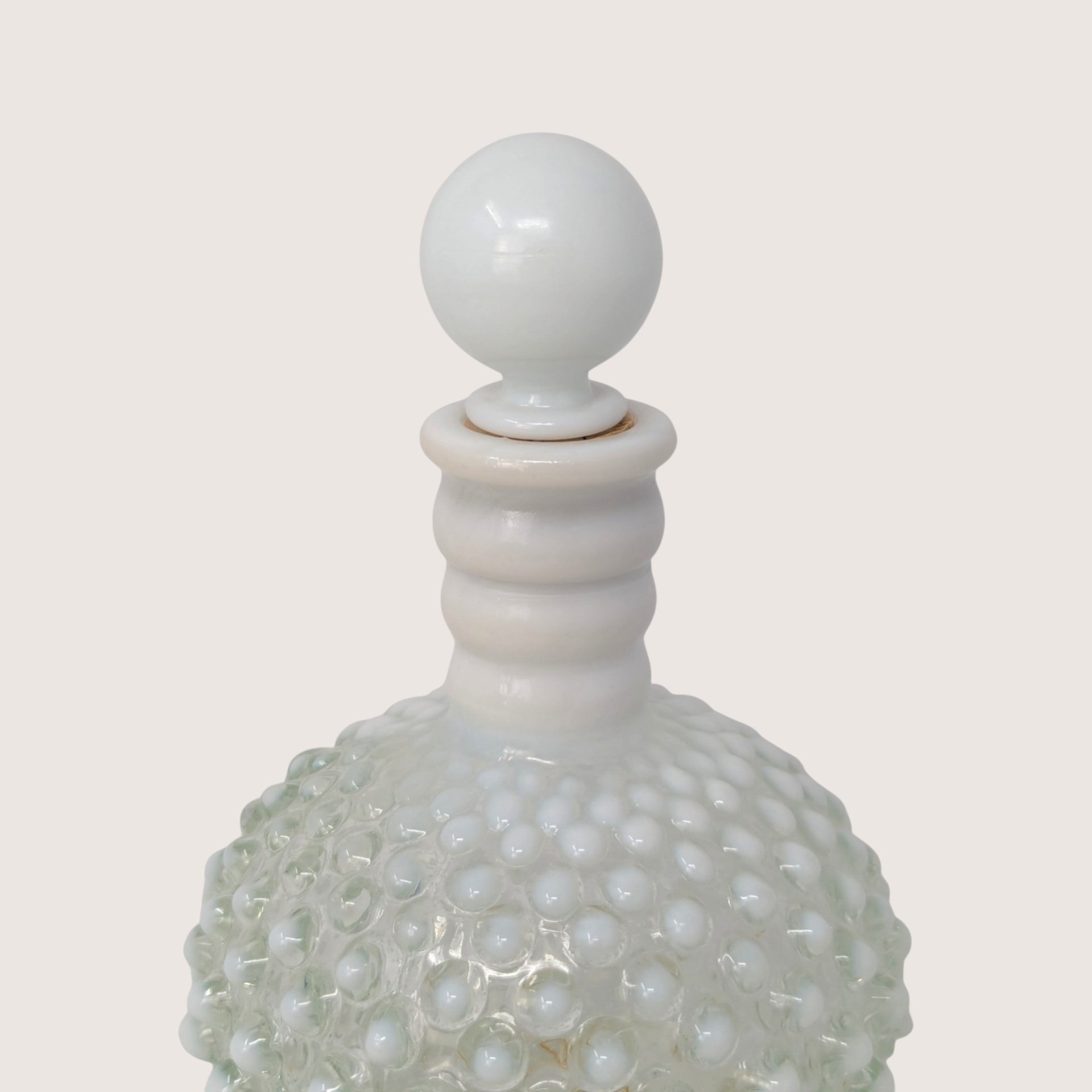 1950s Wrisley Fenton Opalescent Glass Cologne Bottle