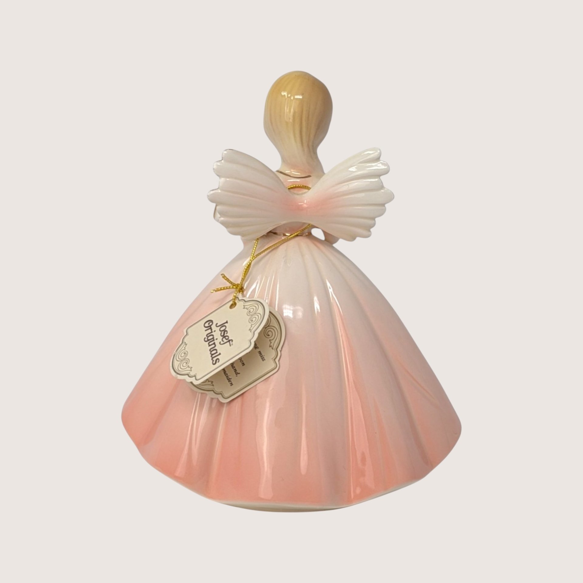 1960s Josef Originals 15th Birthday Girl Porcelain Angel Figurine
