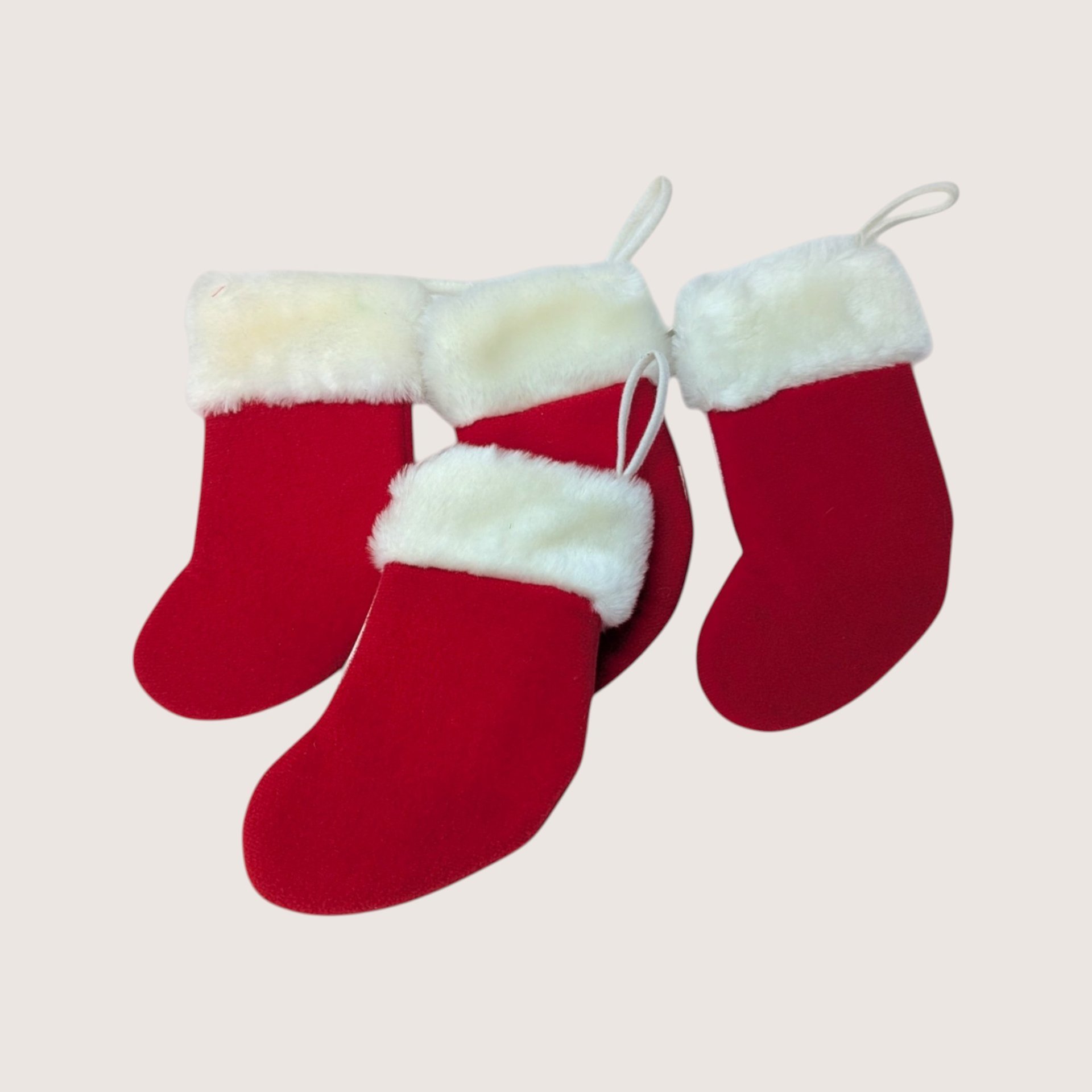 1980s American Tail Fievel Mousekewitz Miniature Zipper Christmas Stockings Set