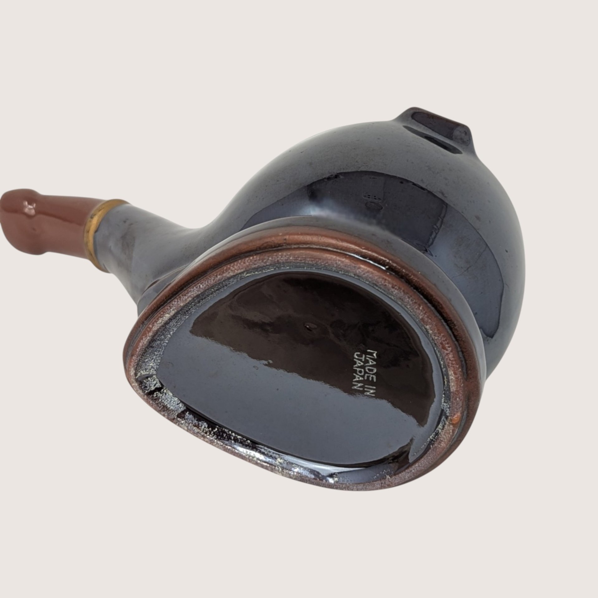 1960s Royal Japan Ceramic Pipe Ashtray
