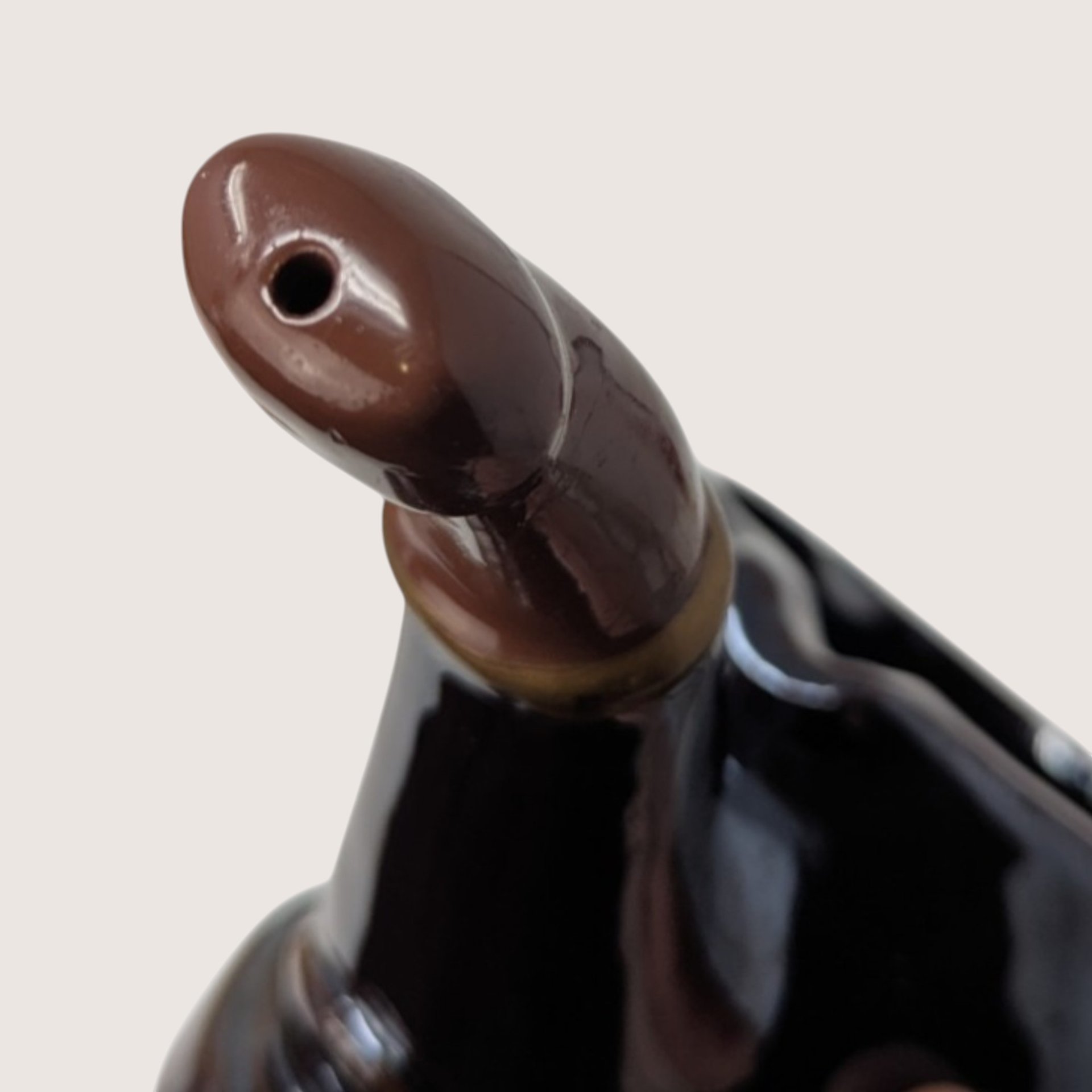 1960s Royal Japan Ceramic Pipe Ashtray