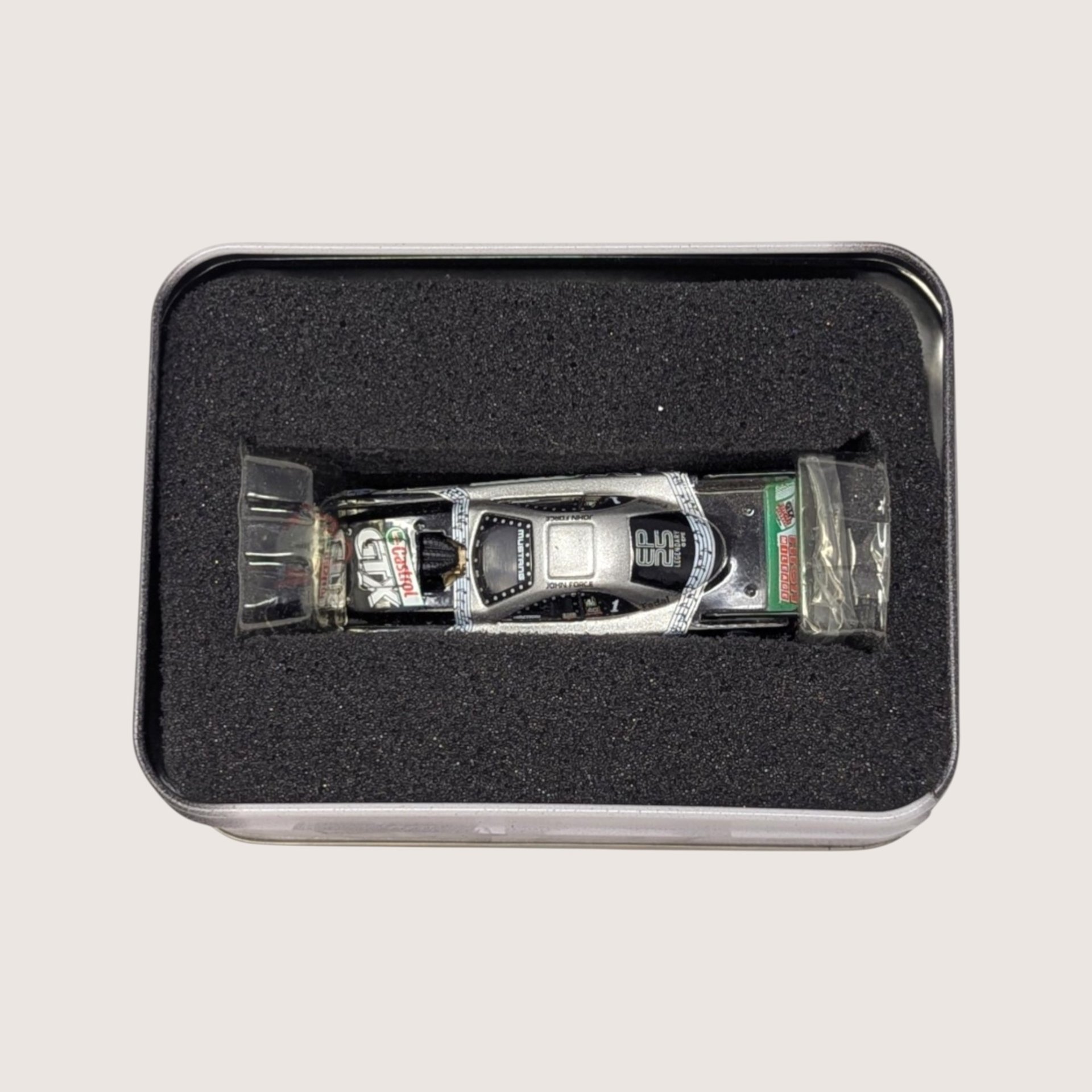 2002 Castrol Metal Elvis Presley John Force Tin Car Set