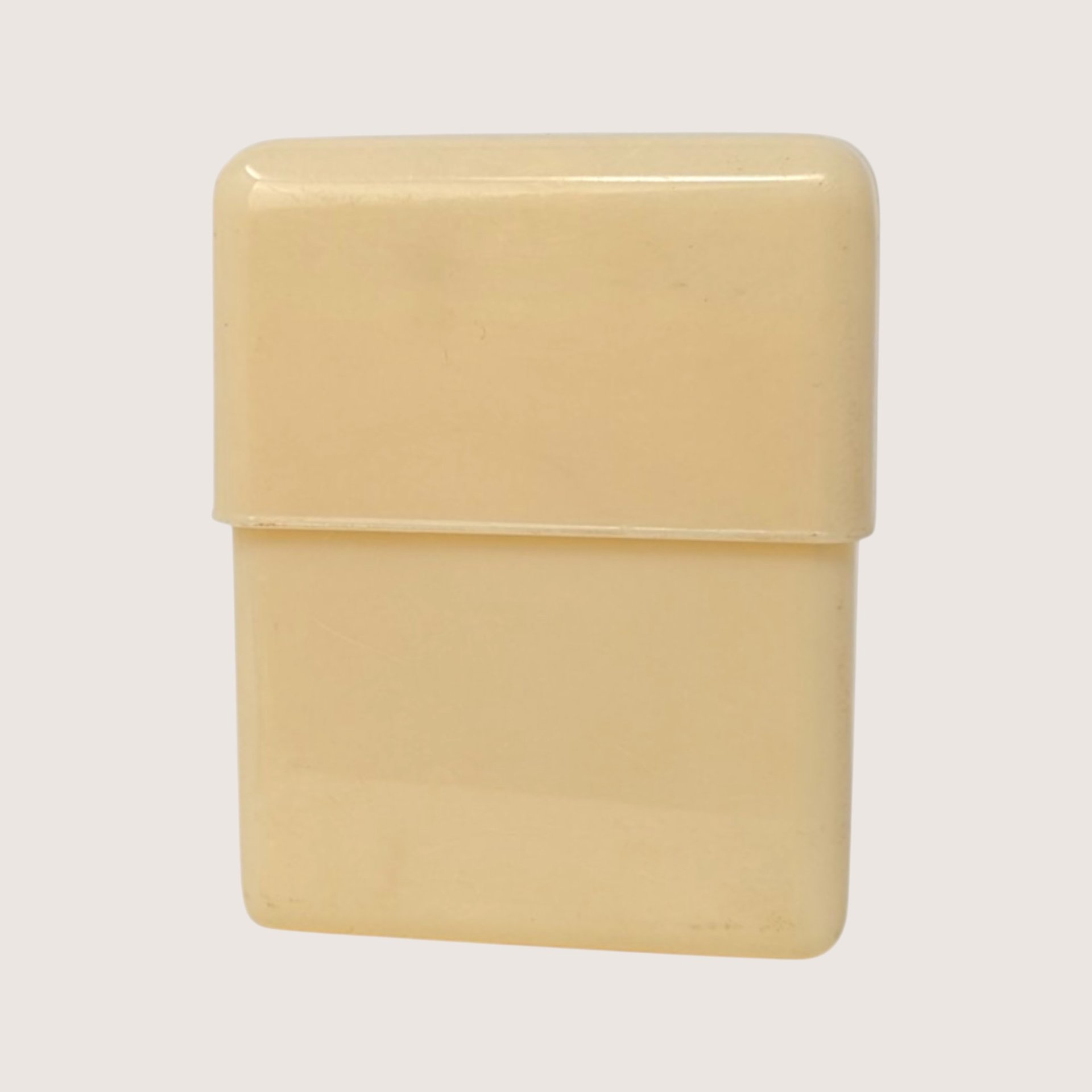 1980s EMPTY Camel Plastic Cigarette Case Cream Advertising Tobacciana Box