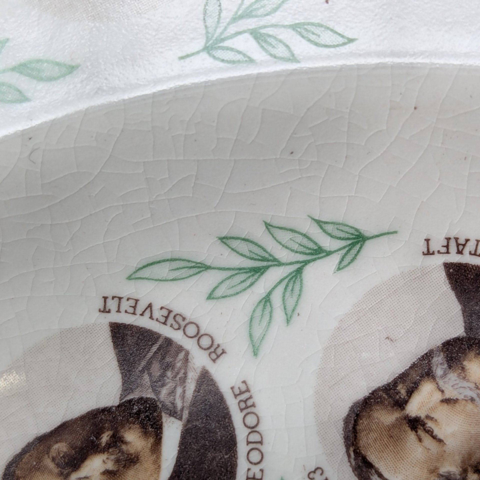 1960s US Presidents Plate John F Kennedy Ceramic Collector Plate