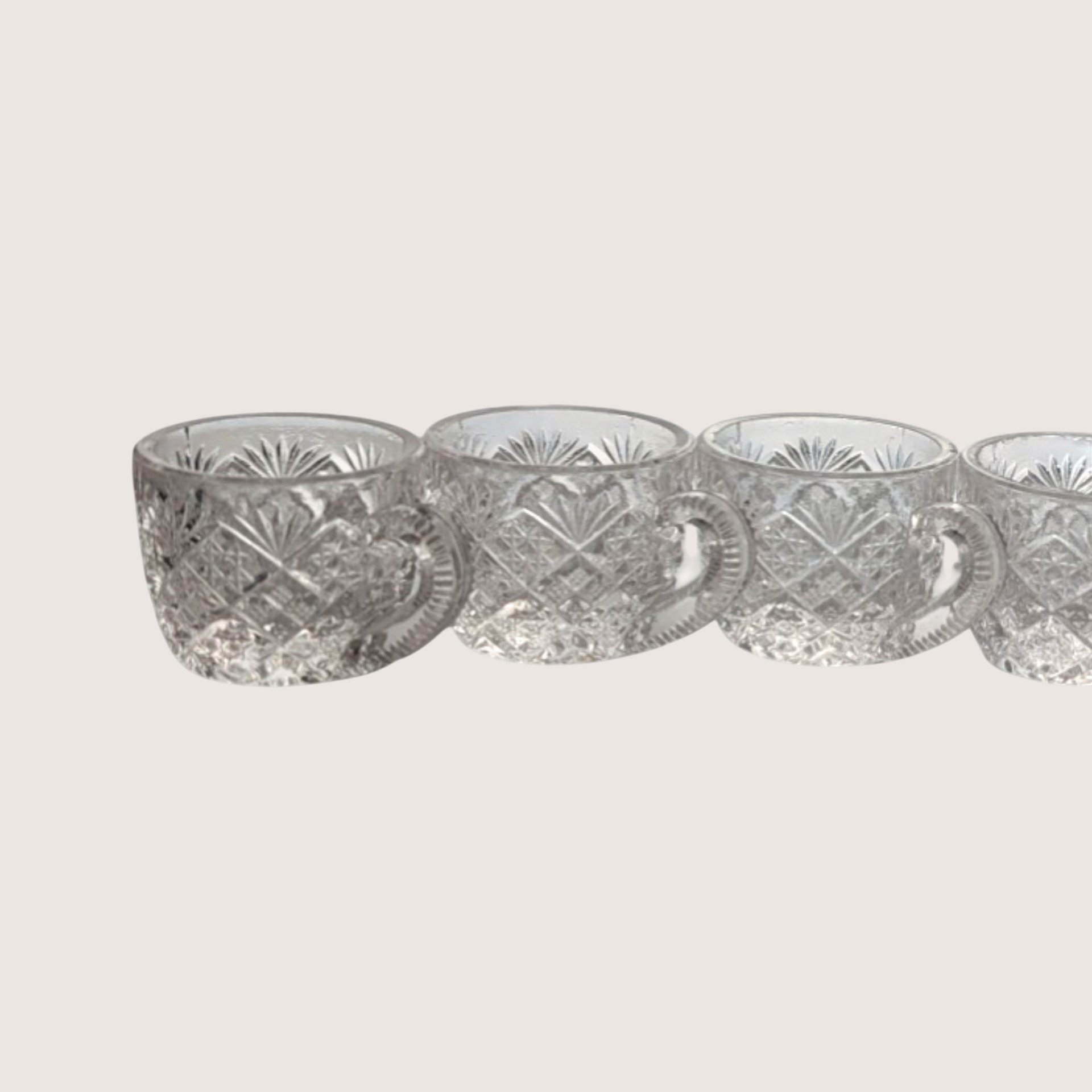 1950s Westmoreland Thumbelina Mini Punch Bowl Set