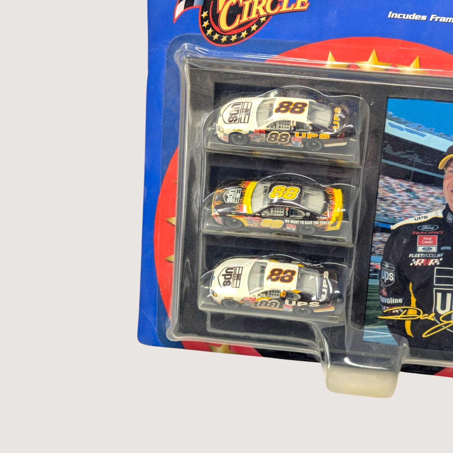 2001 Winners Circle Dale Jarrett NASCAR 3 Car Gift Pack Sealed