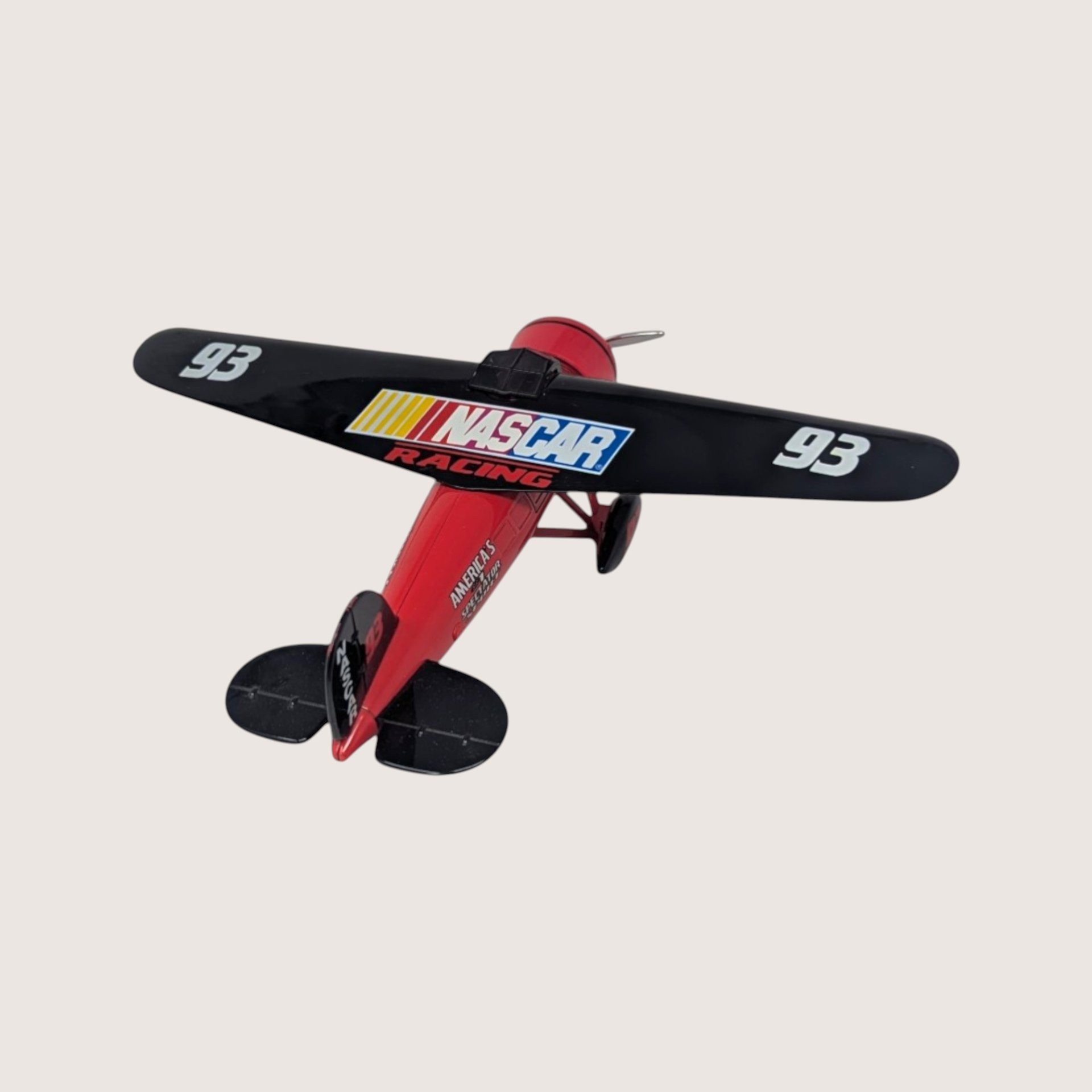 1990s NASCAR Travel Air Model R Mystery Ship Airplane Bank