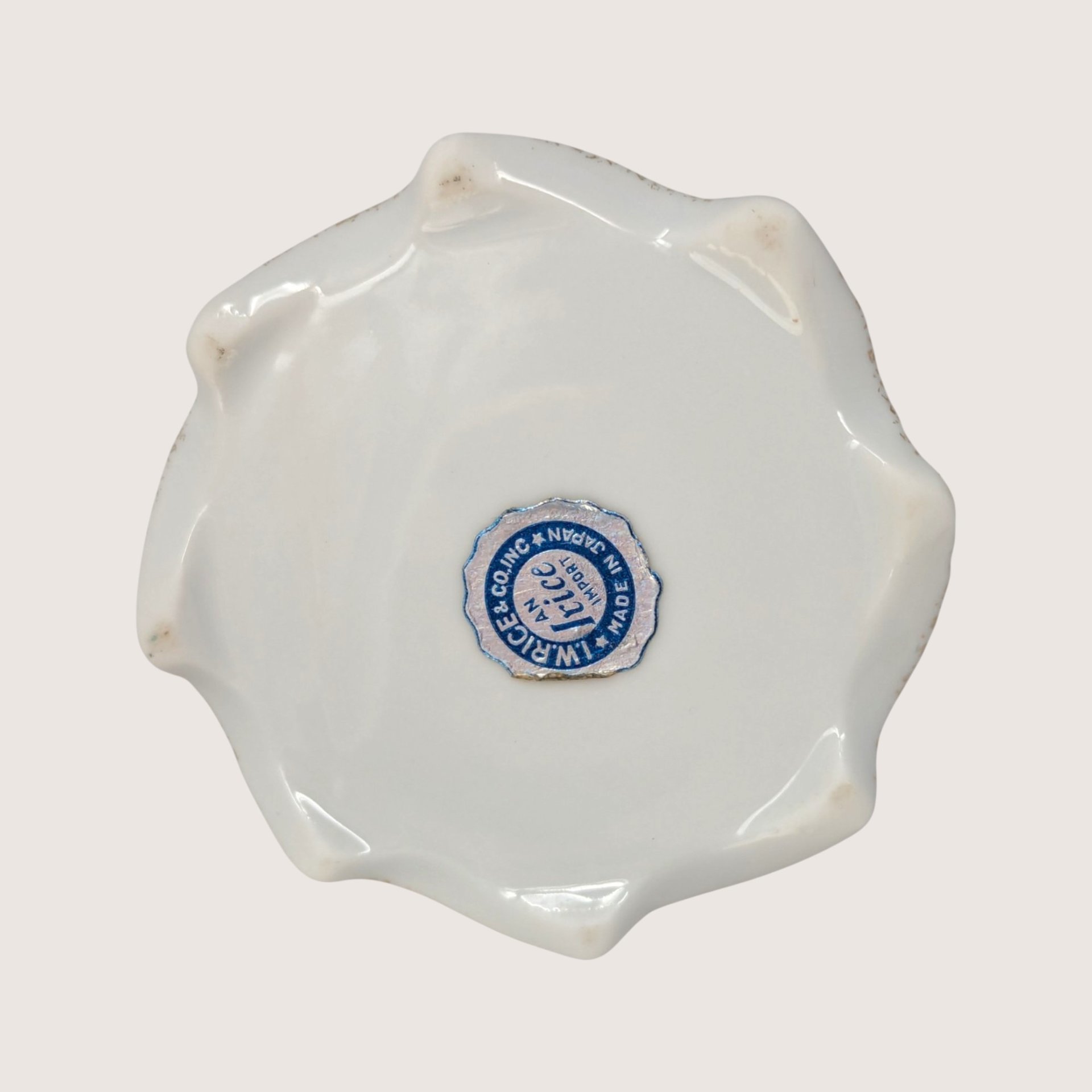 1950s Irice Presto Mist Porcelain Perfume Bottle Atomizer