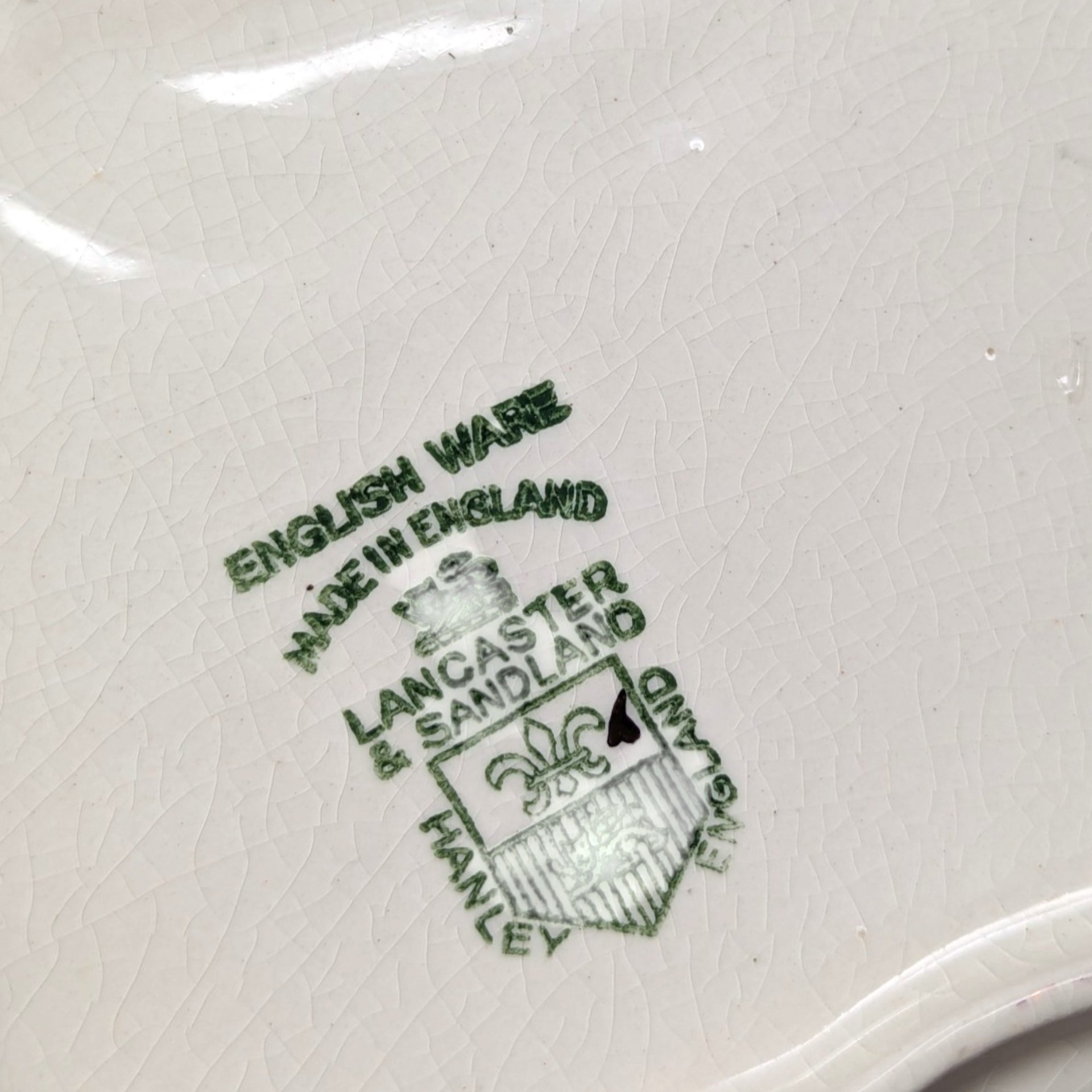 1950s Lancaster and Sandland Copper Lustre Butter Cheese Dish