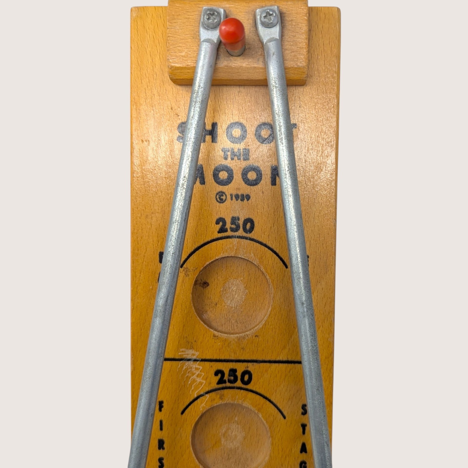 1960s Drueke Wood Shoot the Moon Tabletop Pub Game