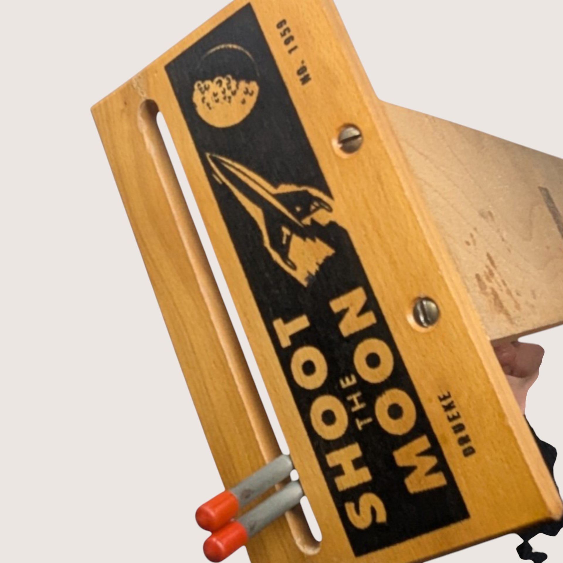1960s Drueke Wood Shoot the Moon Tabletop Pub Game