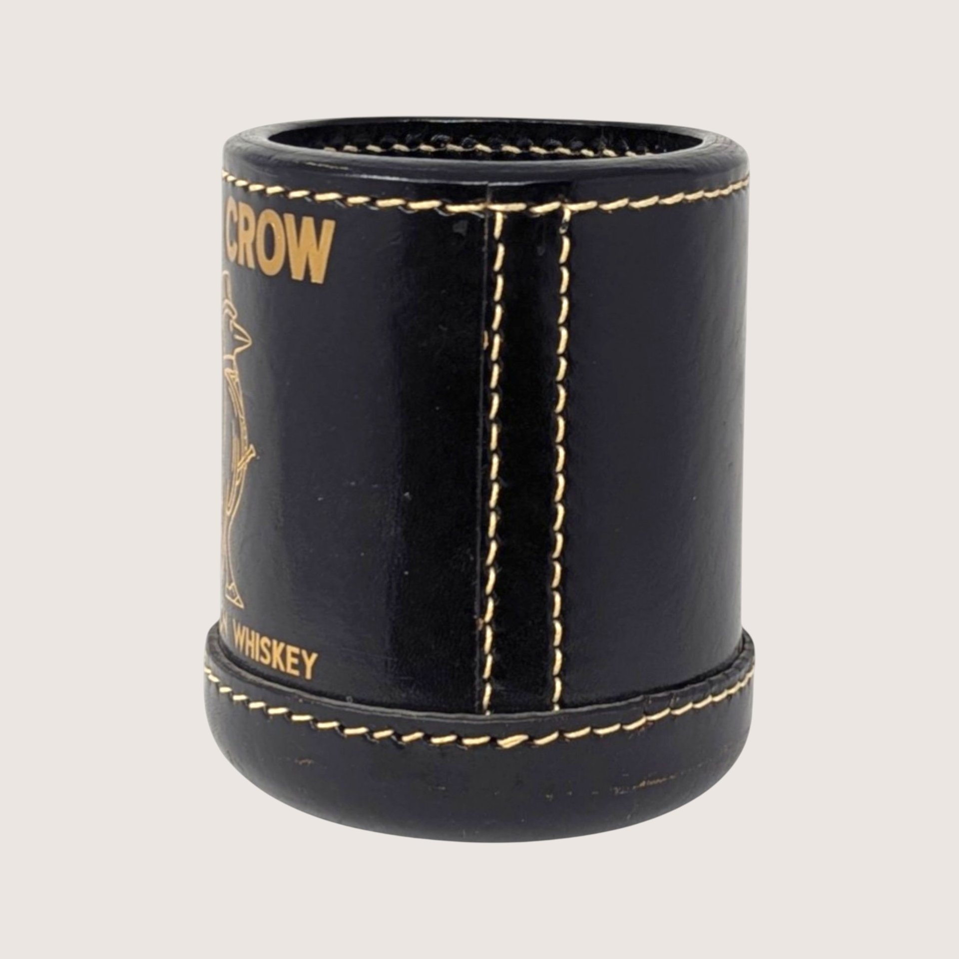 1960s Old Crow Bourbon Whiskey Promotional Dice Cup