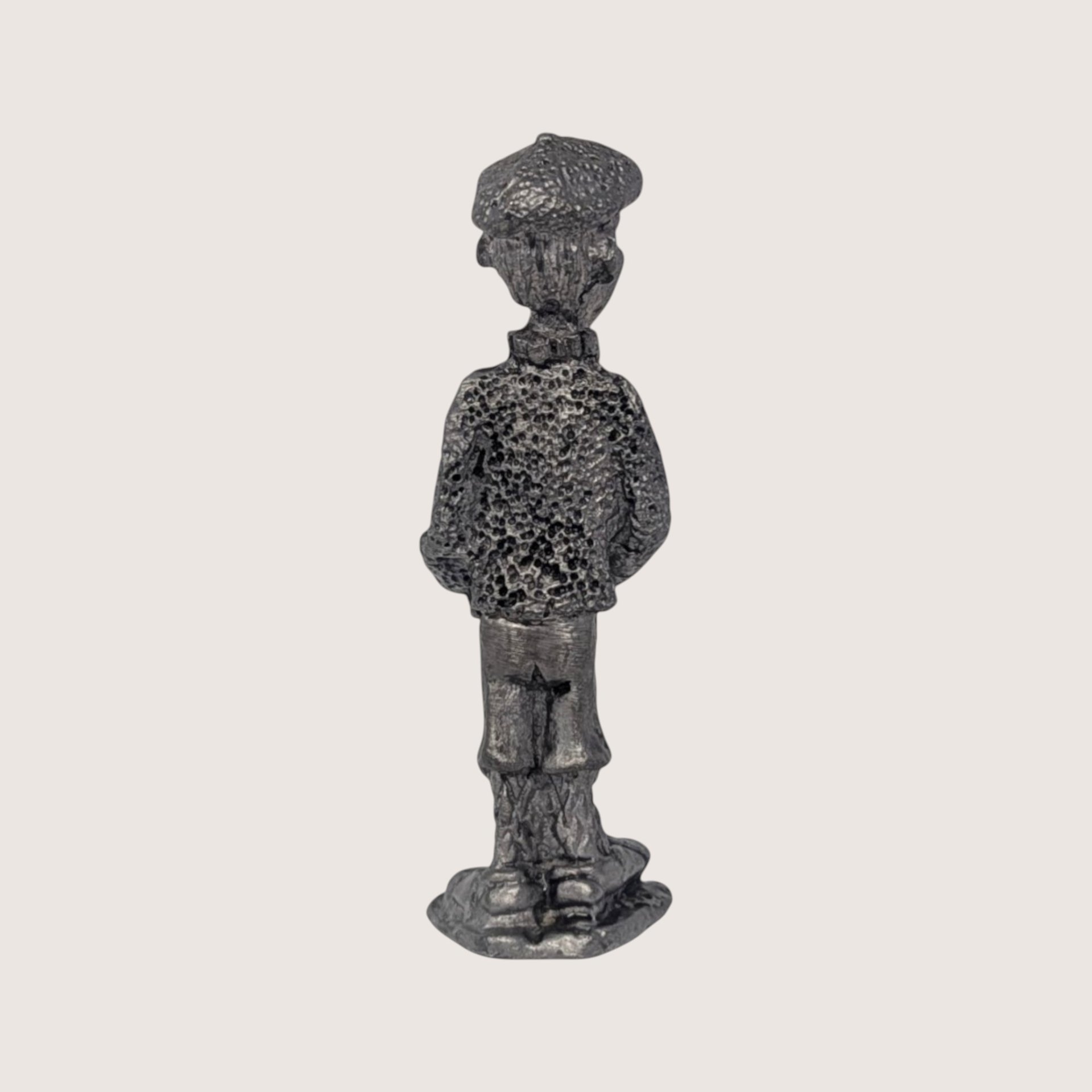 1980s Vintage Pewter Golfer Miniature Figurine 