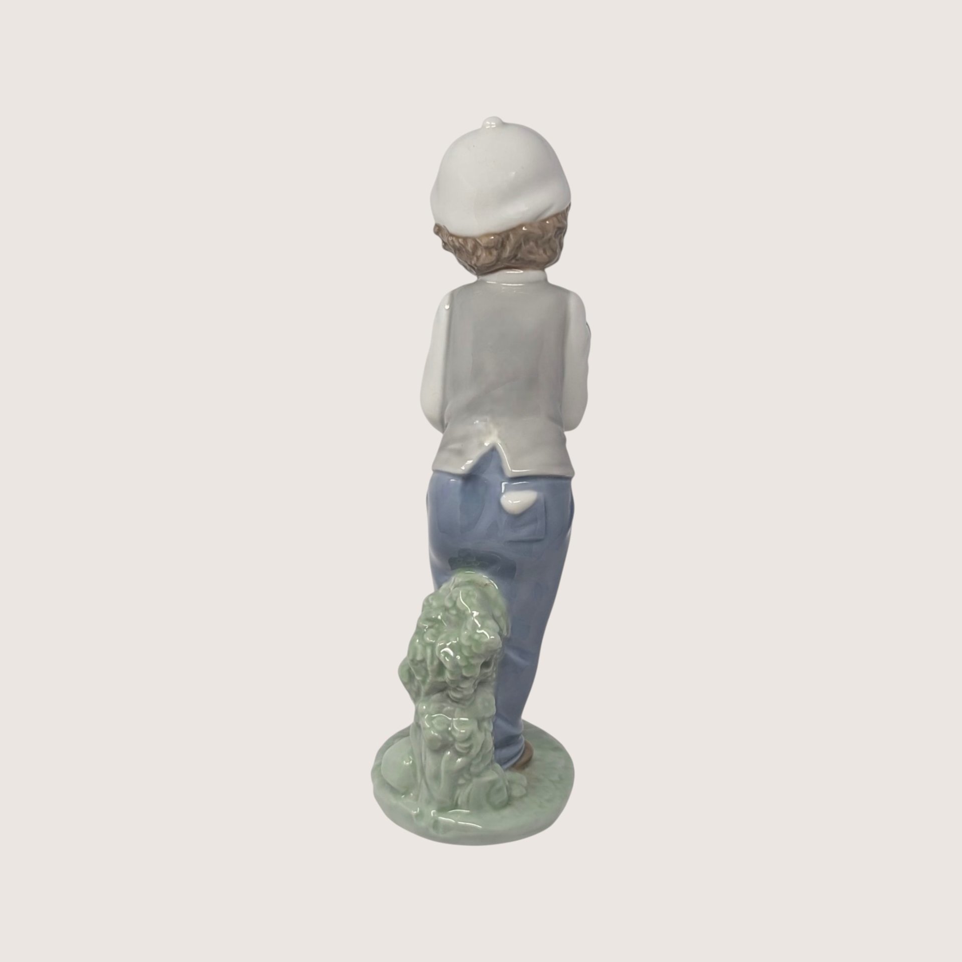 1990s Nao by Lladro Best Buddies Boy Spanish Porcelain Figurine