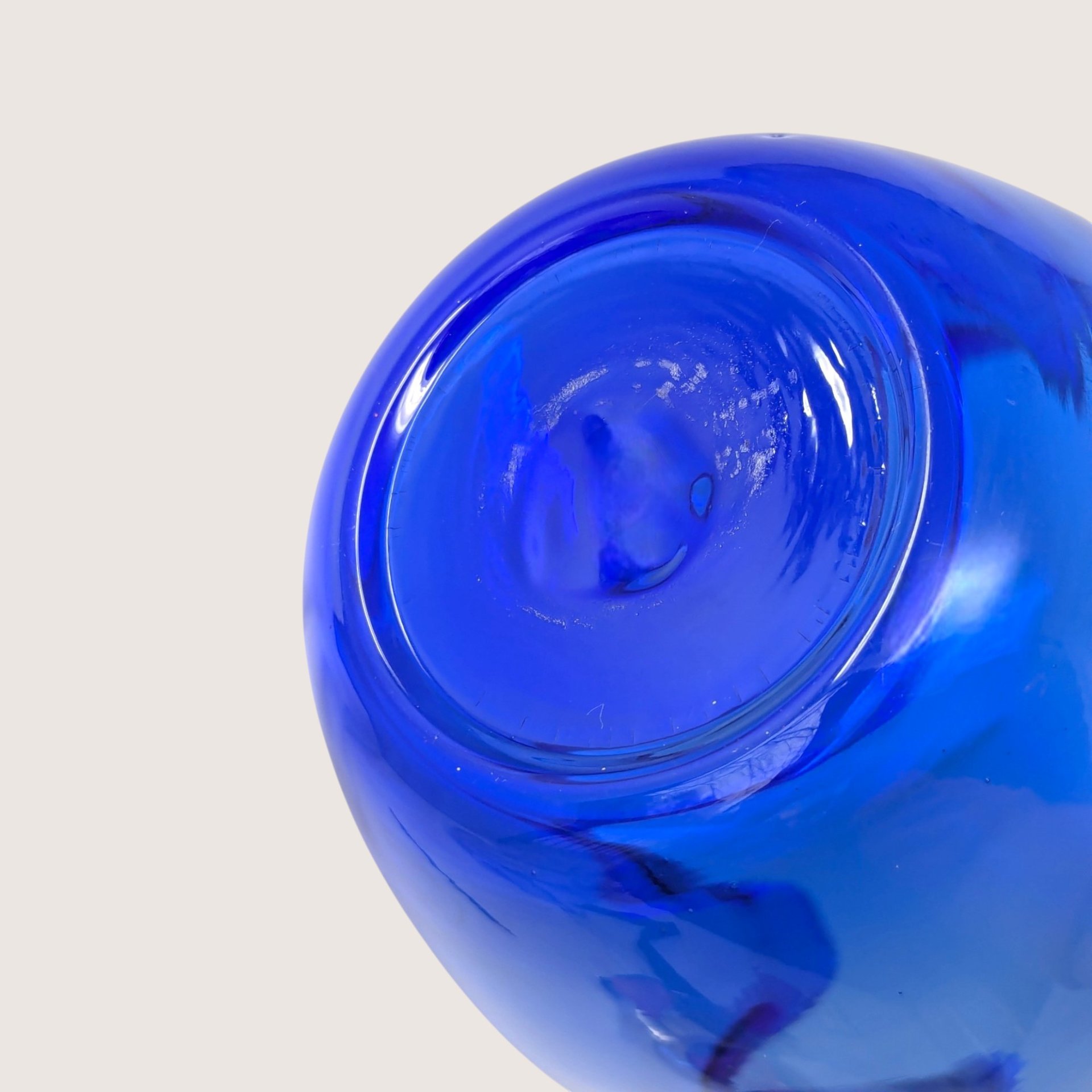 Mid-Century Italian Blown Glass Fazzoletto Vase