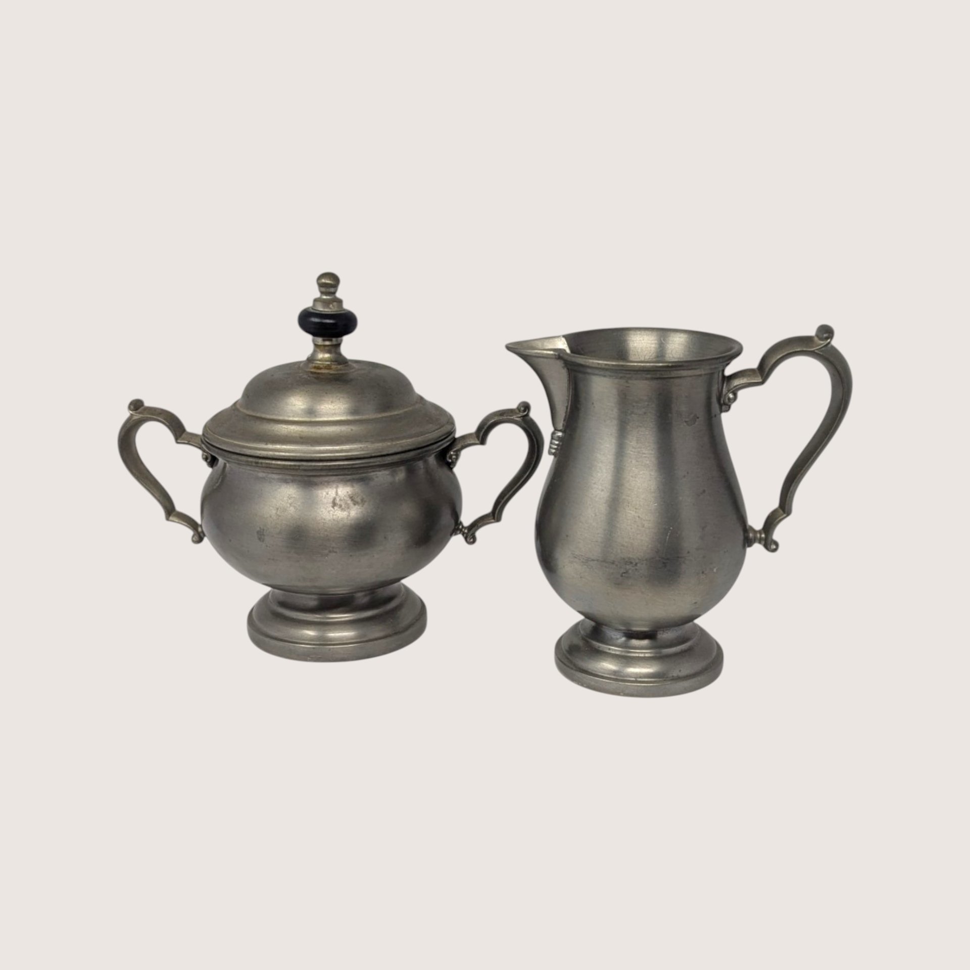 Vintage Oneida Heirloom Pewter Mid-Century Coffee Service