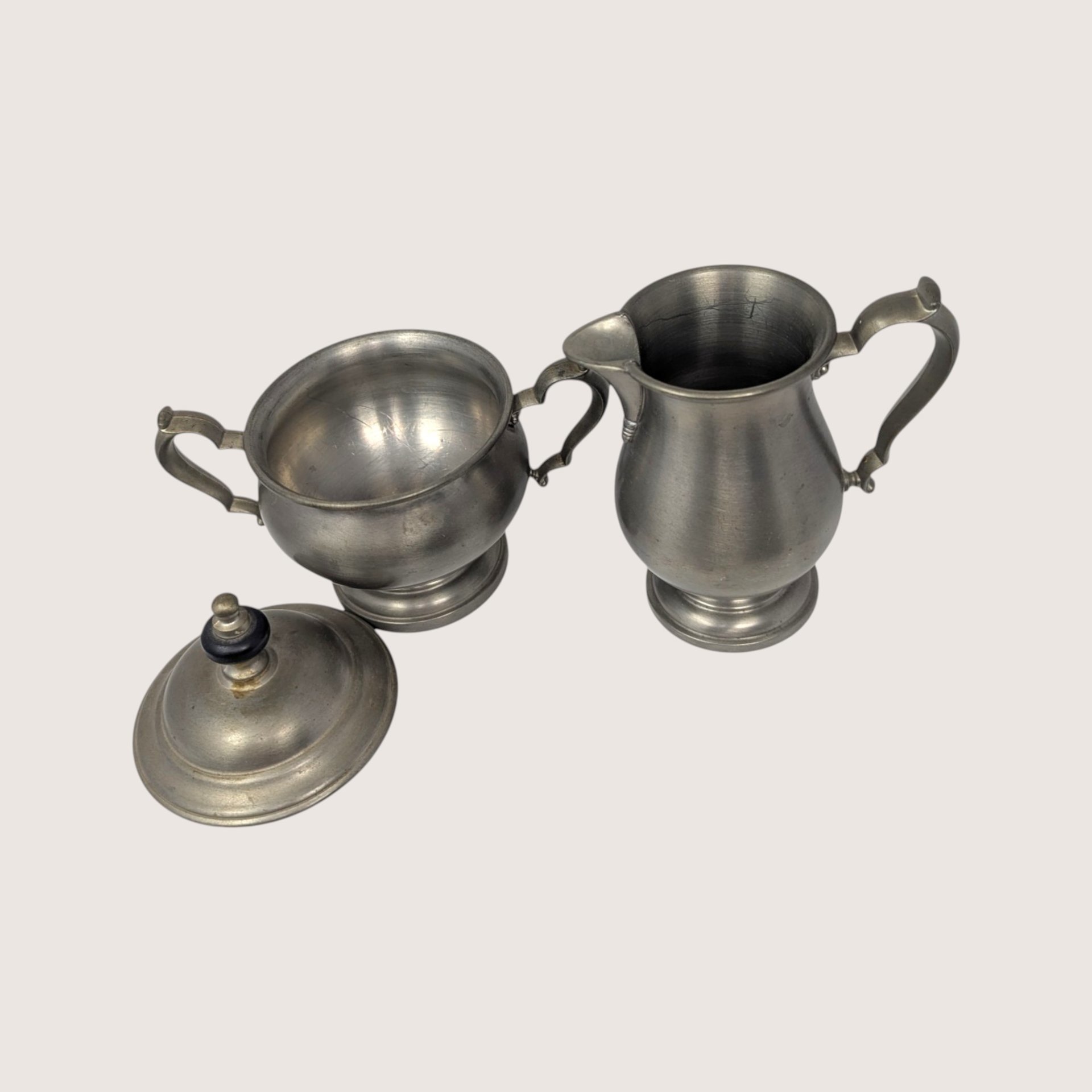 Vintage Oneida Heirloom Pewter Mid-Century Coffee Service