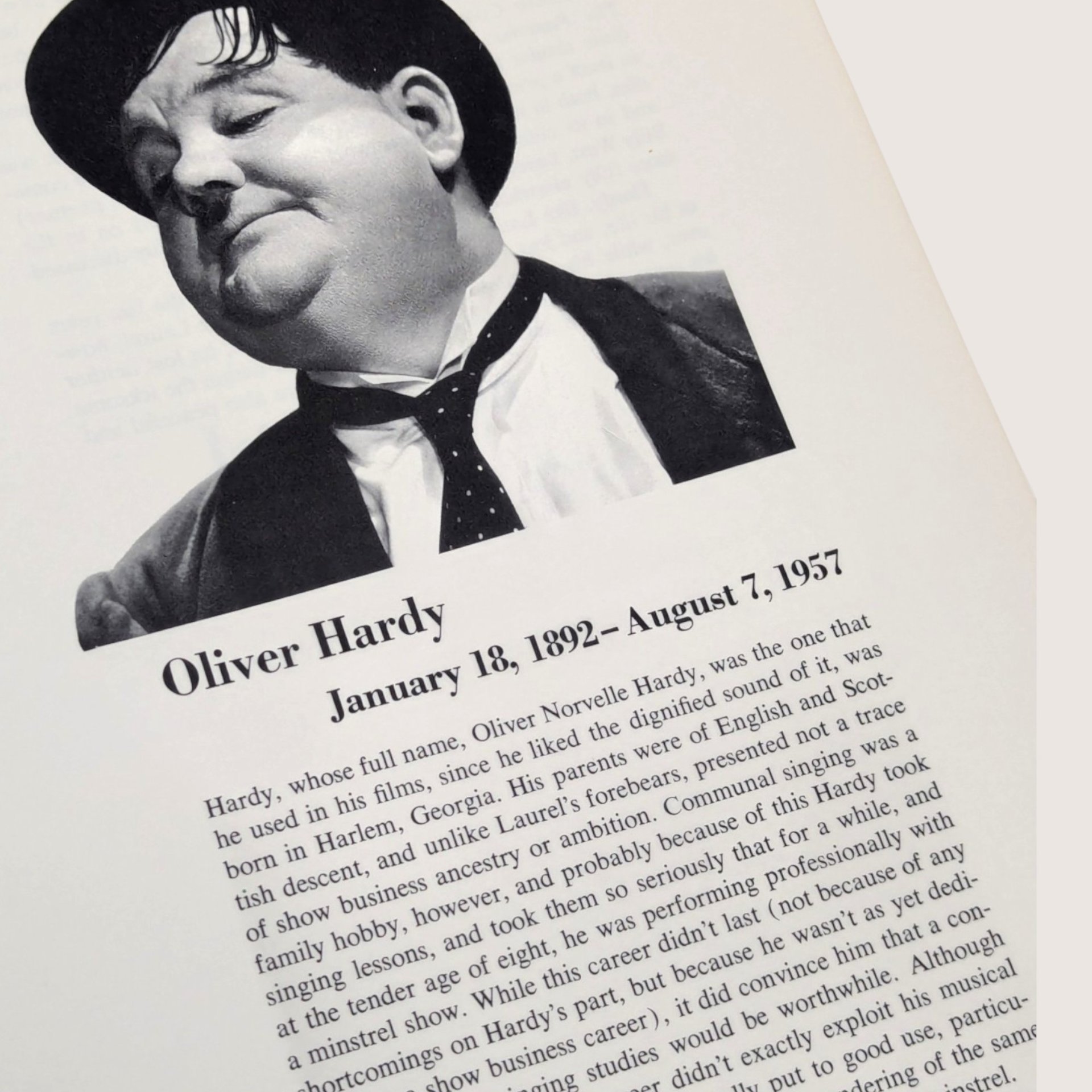 1972 The Films of Laurel and Hardy by William K. Everson Softcover Book