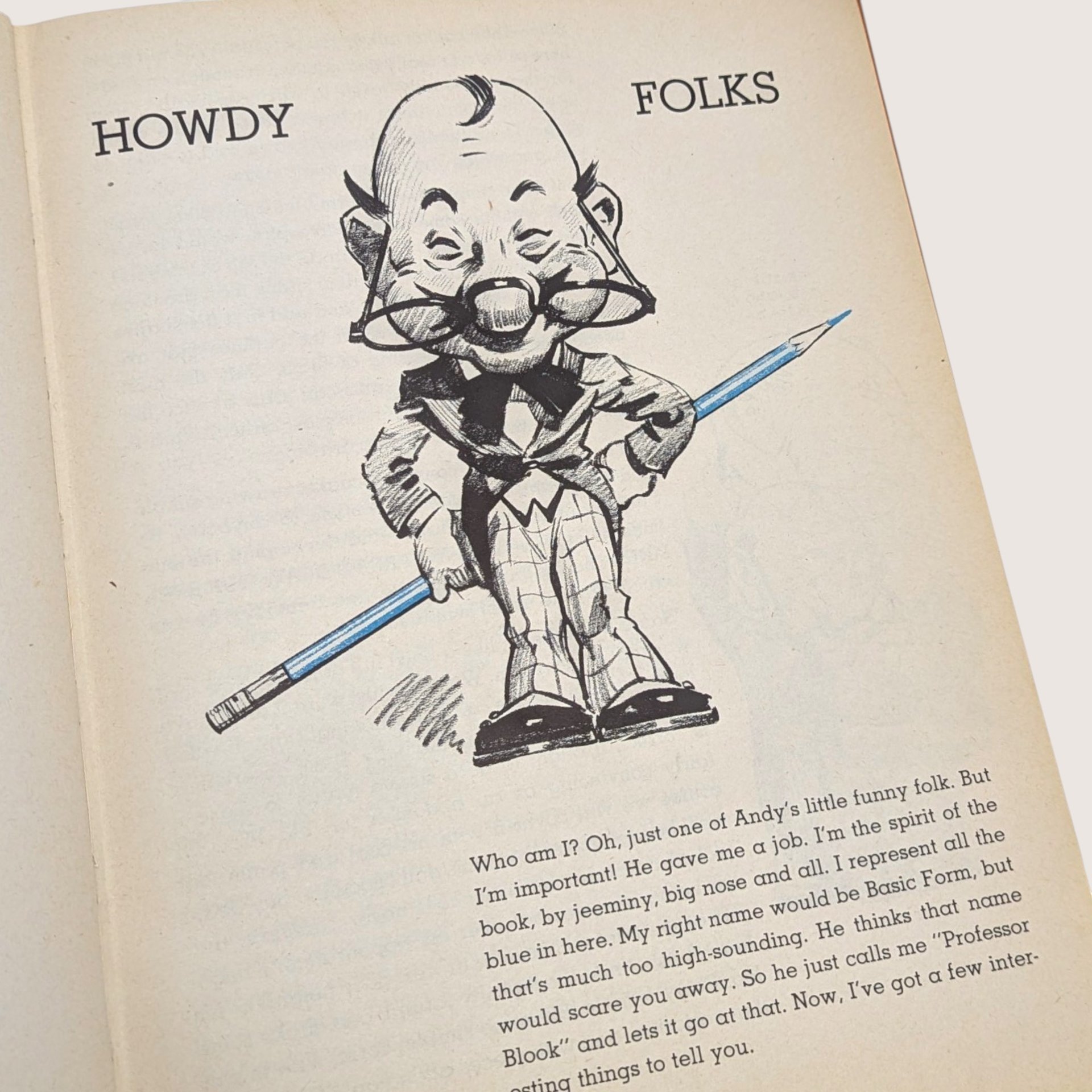 1945 Fun with a Pencil Andrew Loomis Hardcover Book