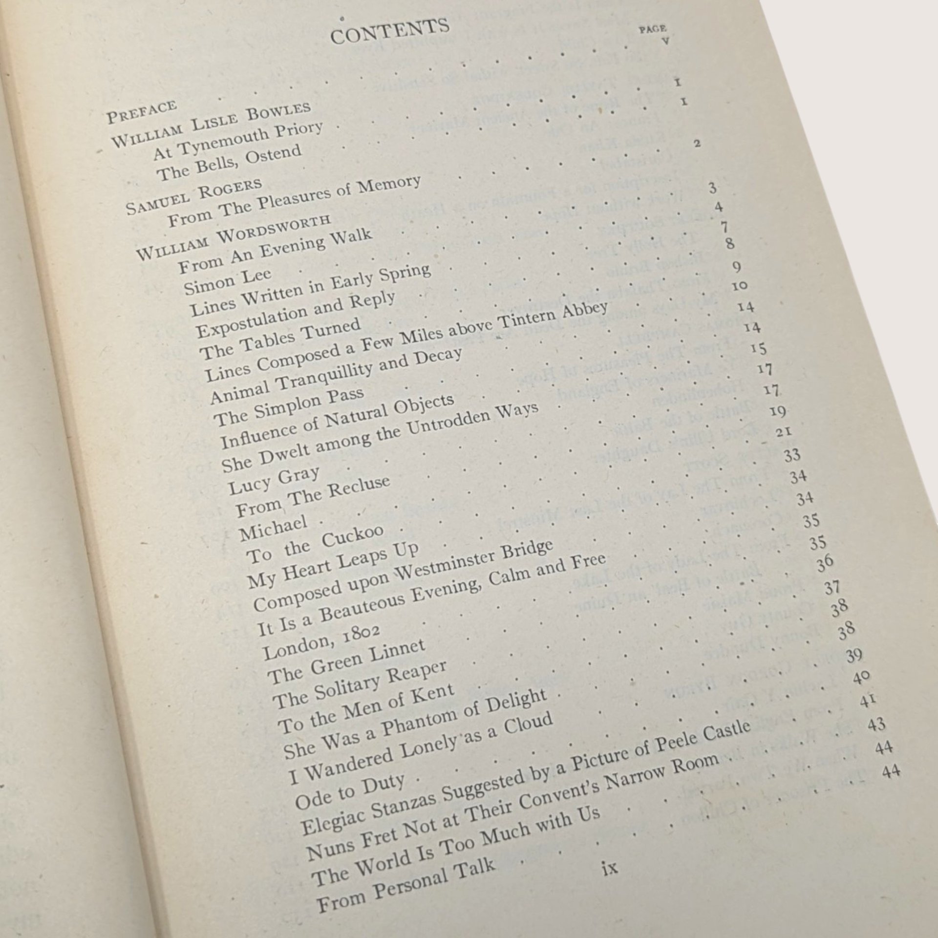 1907 English Poems Walter C. Bronson Hardcover Book