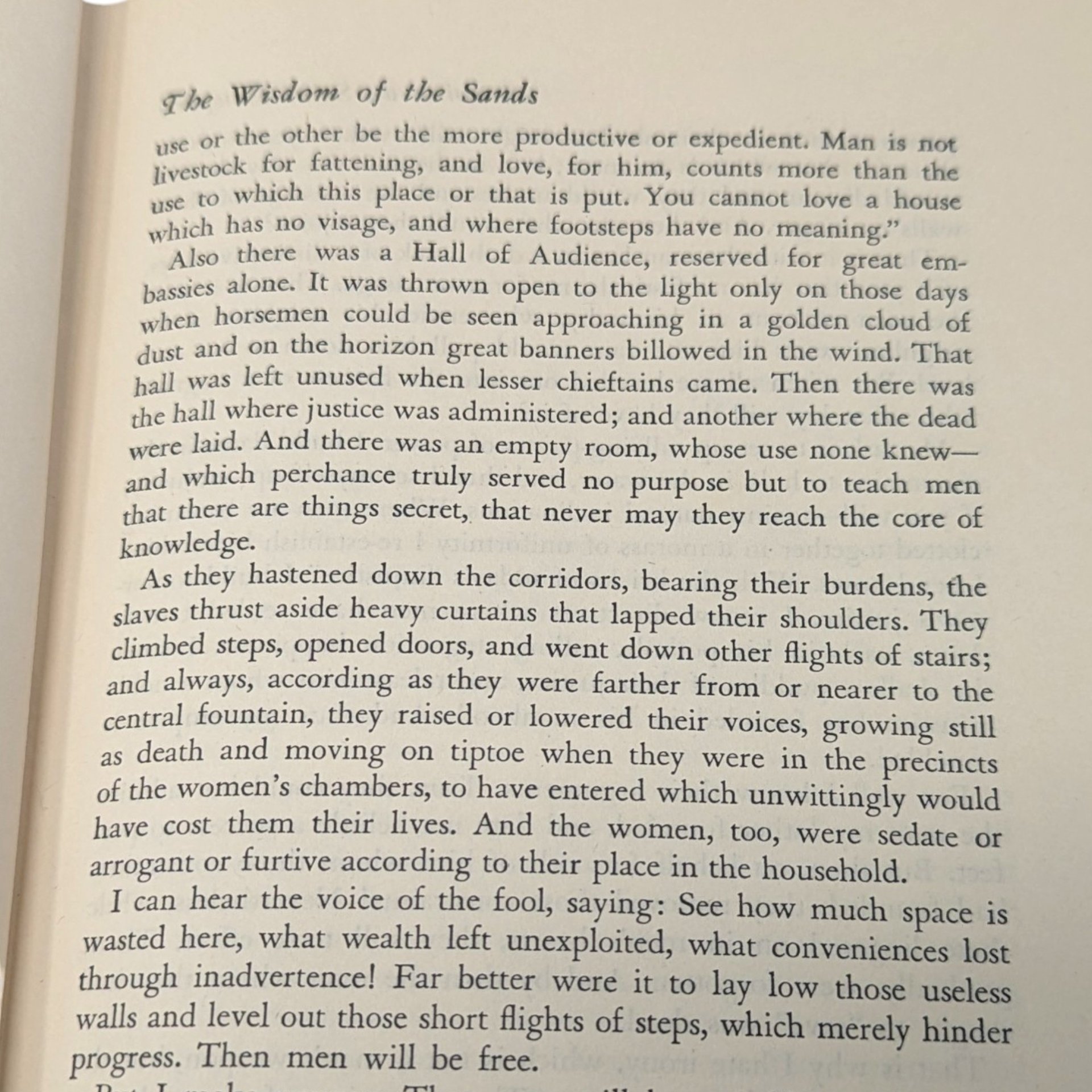 1950 The Wisdom of the Sands Antoine de Saint-Exupery Hardcover Book