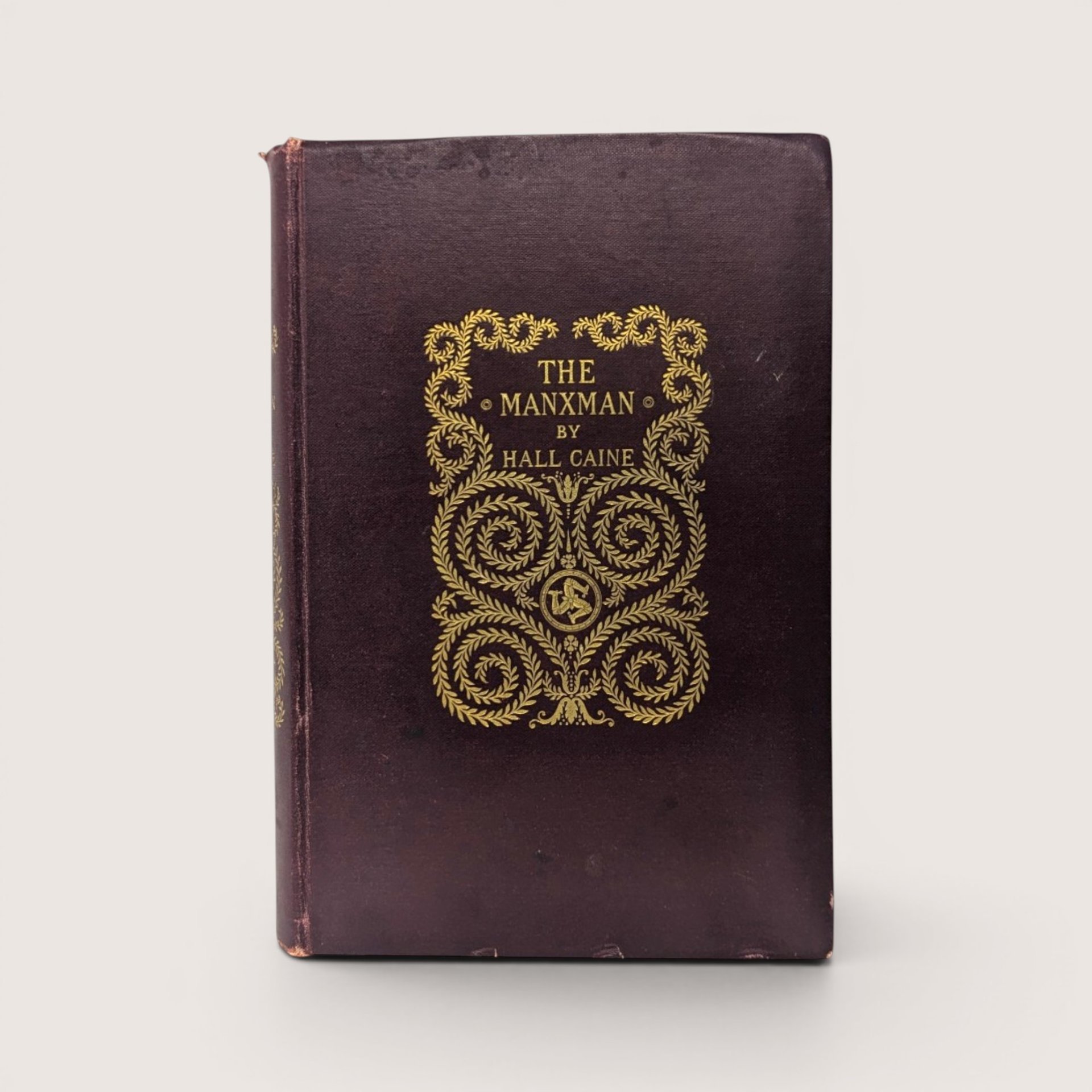Antique The Manxman Hall Caine Hardcover Book