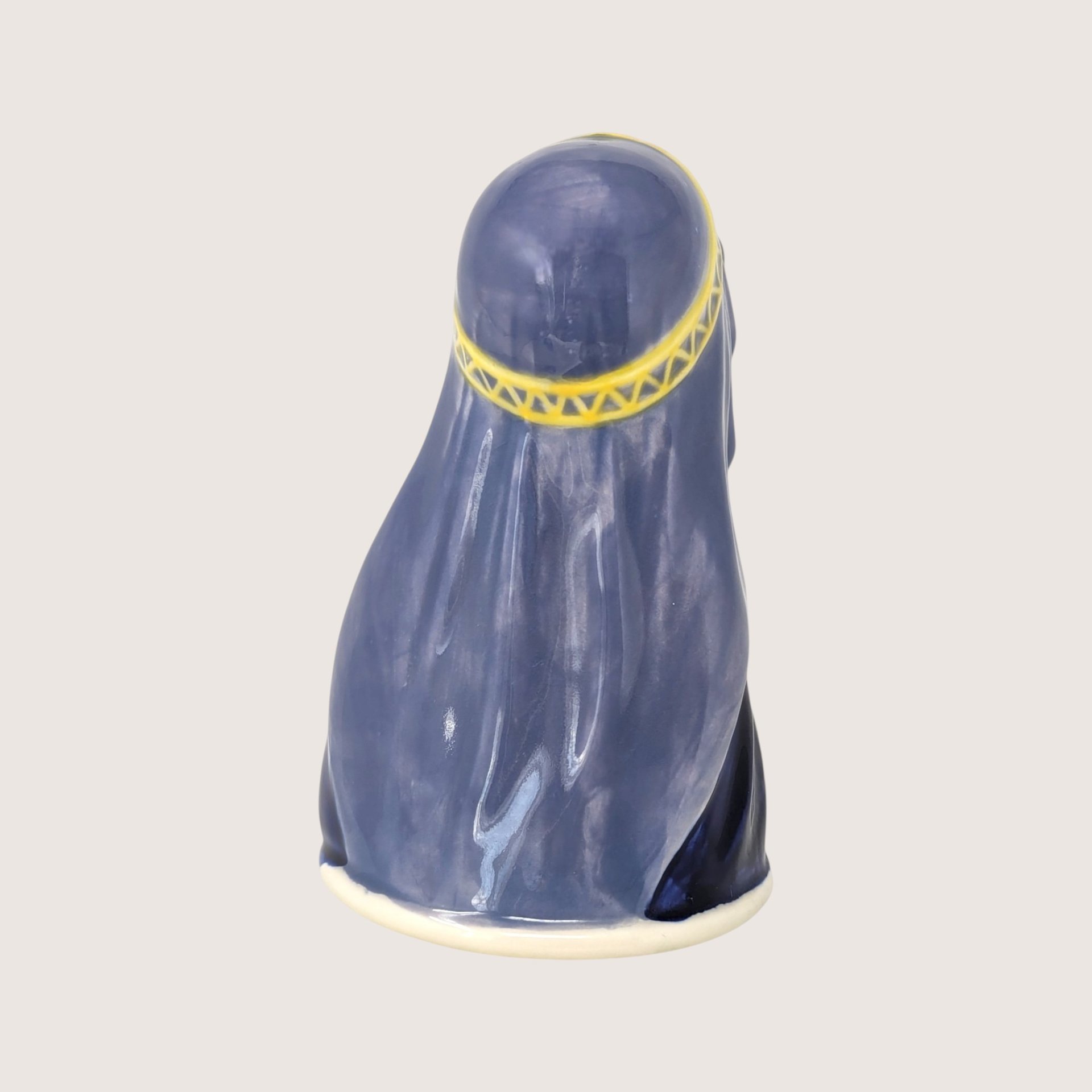 Vintage Royal Cornwall Toby Collection Maid Marian Ceramic Bell