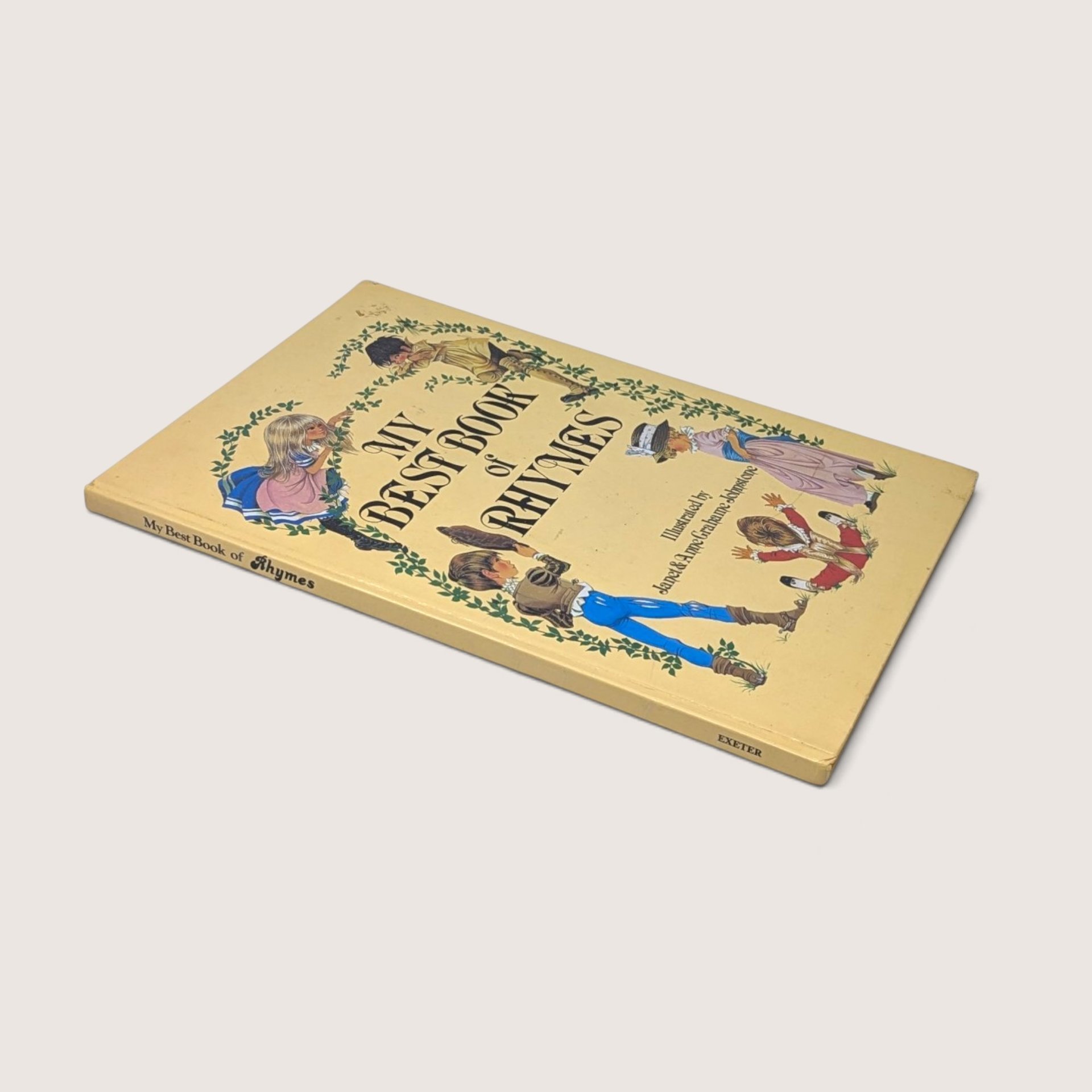1984 My Best Book of Rhymes Alan Blackwood Grahame Johnstone Hardcover Book